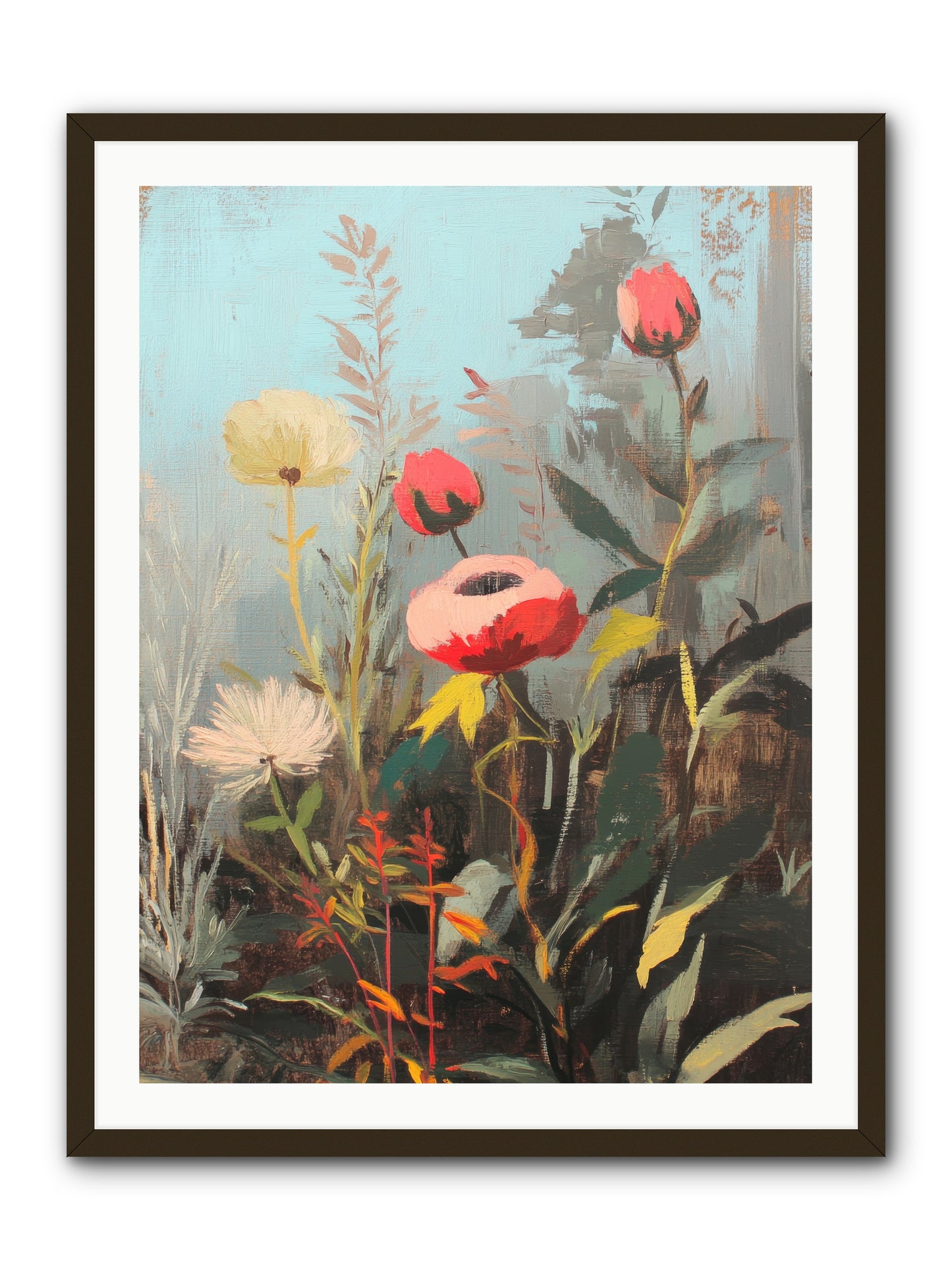Meadow Jewels -- Framed Print - Black 30x40