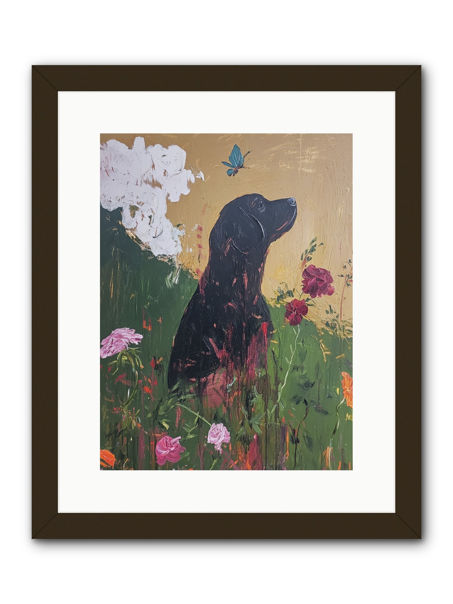 Meadow Magic -- Framed Print - Black 12x16
