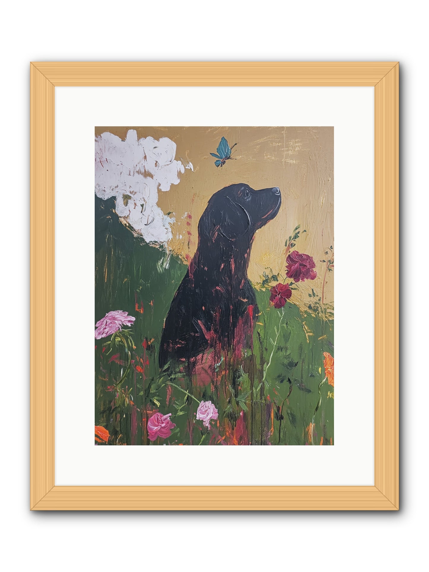 Meadow Magic -- Framed Print - Natural 12x16