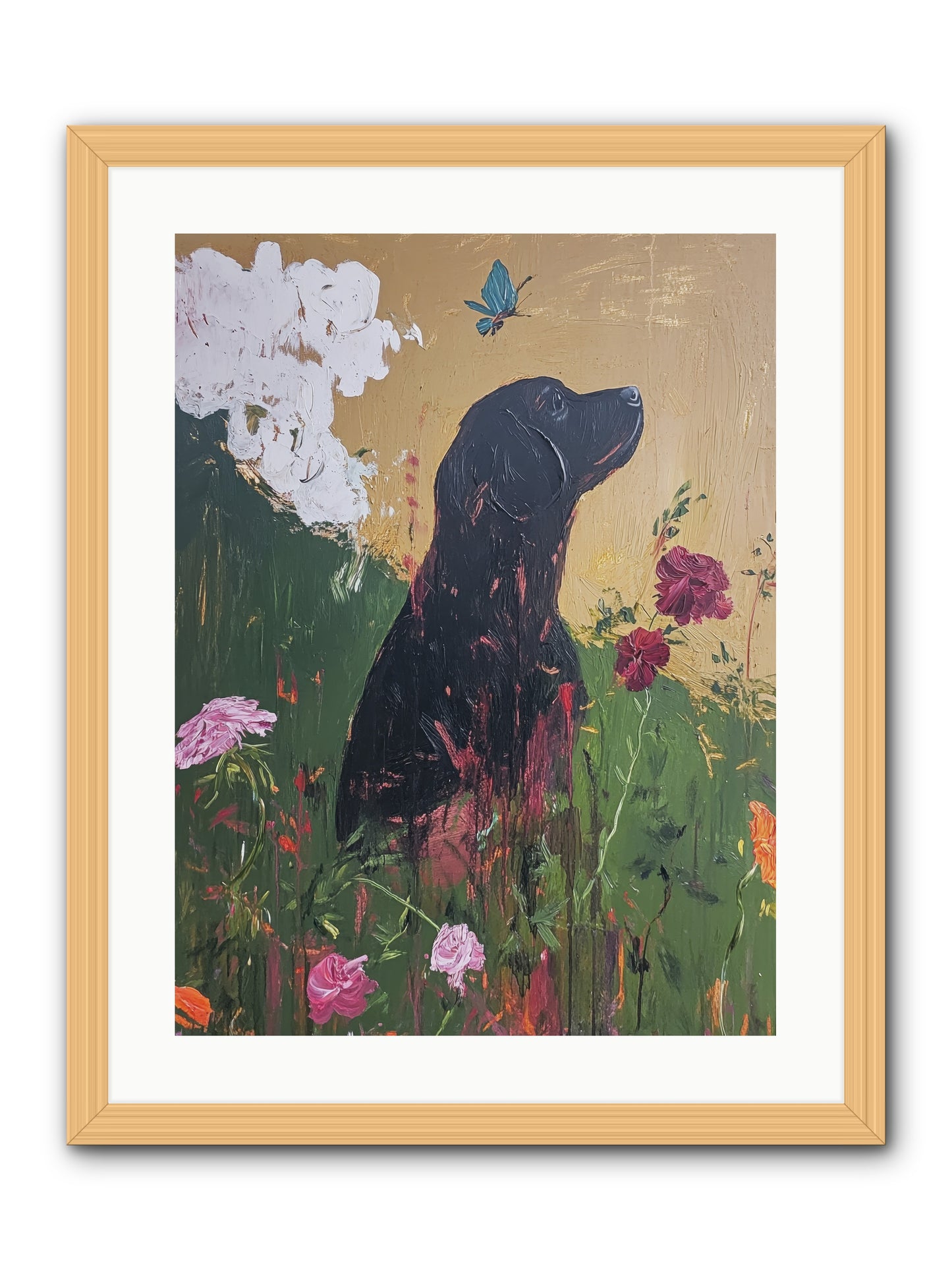 Meadow Magic -- Framed Print - Natural 18x24
