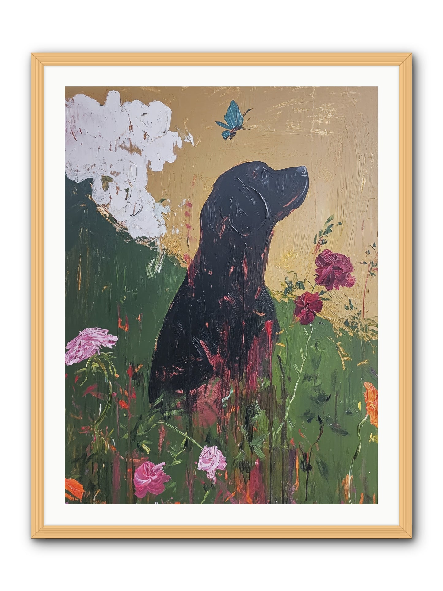 Meadow Magic -- Framed Print - Natural 30x40