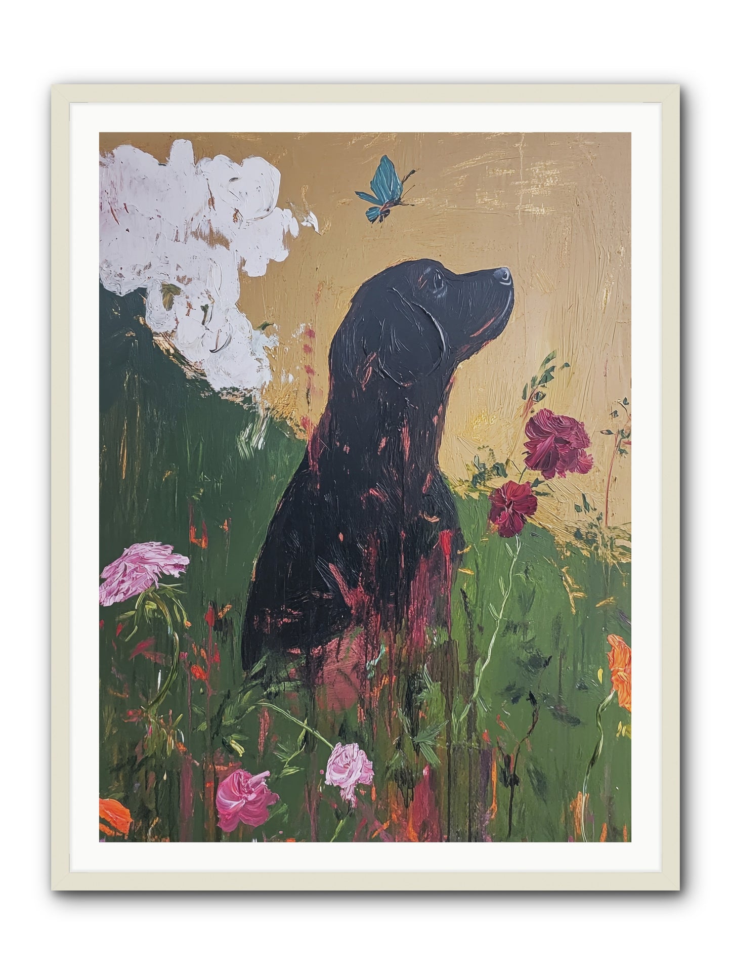 Meadow Magic -- Framed Print - White 36x48