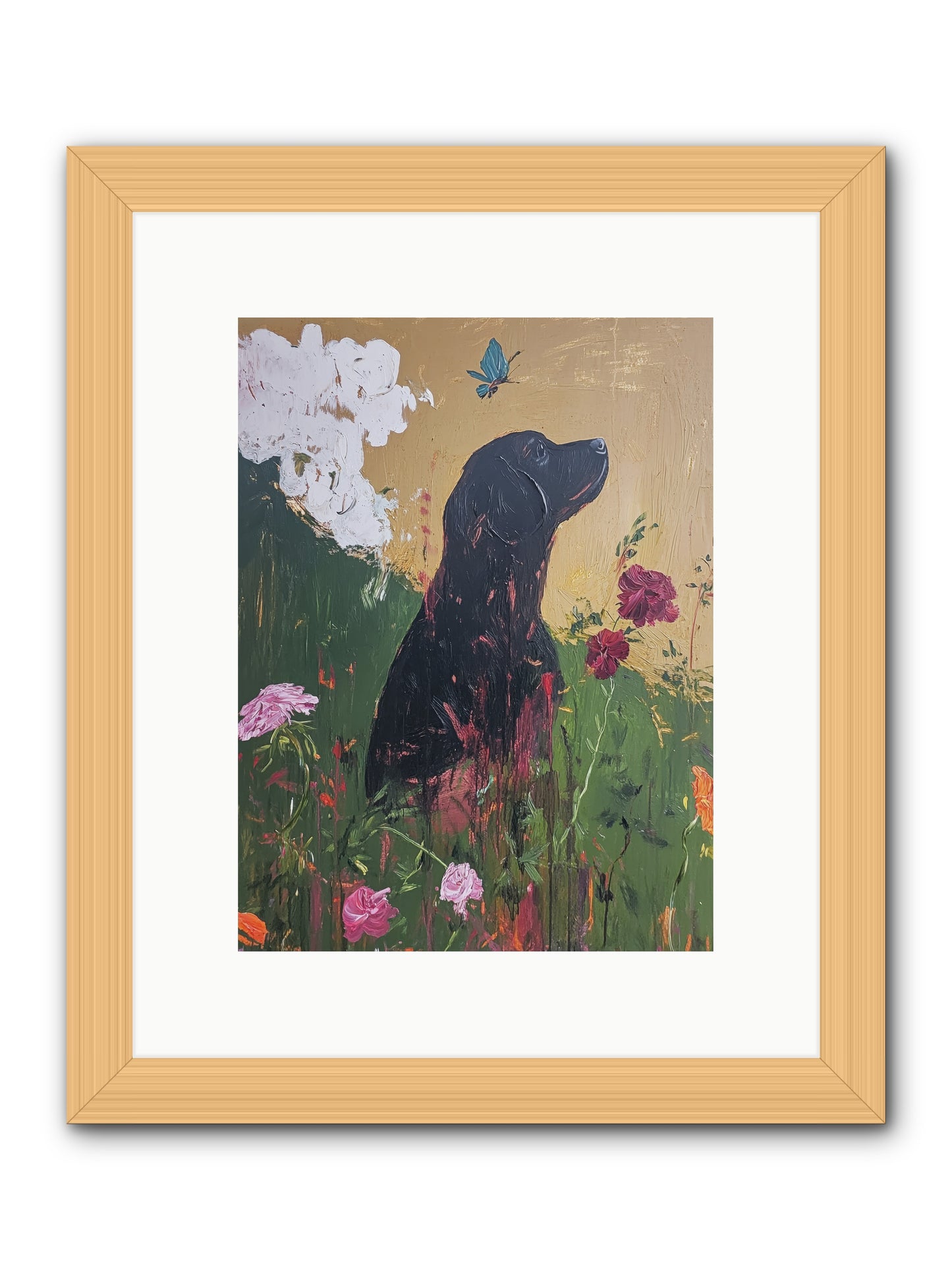 Meadow Magic -- Framed Print - Natural 9x12