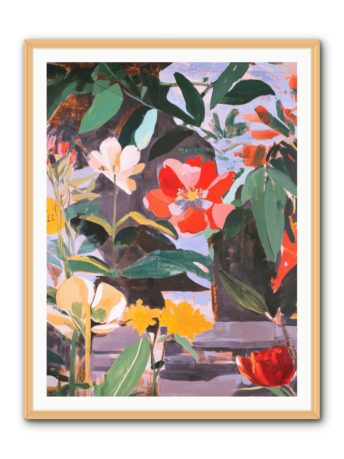 Meadow Theatre-REZ -- Framed Print - Natural 36x48