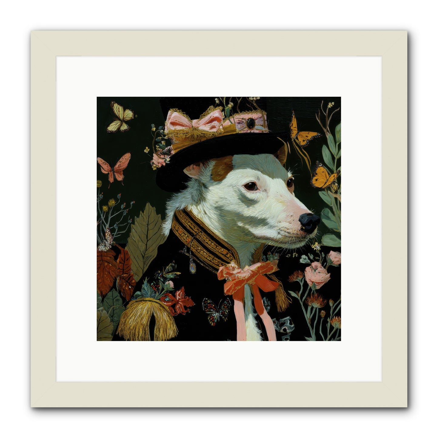Meadow’s Folly -- Framed Print - White 12x12