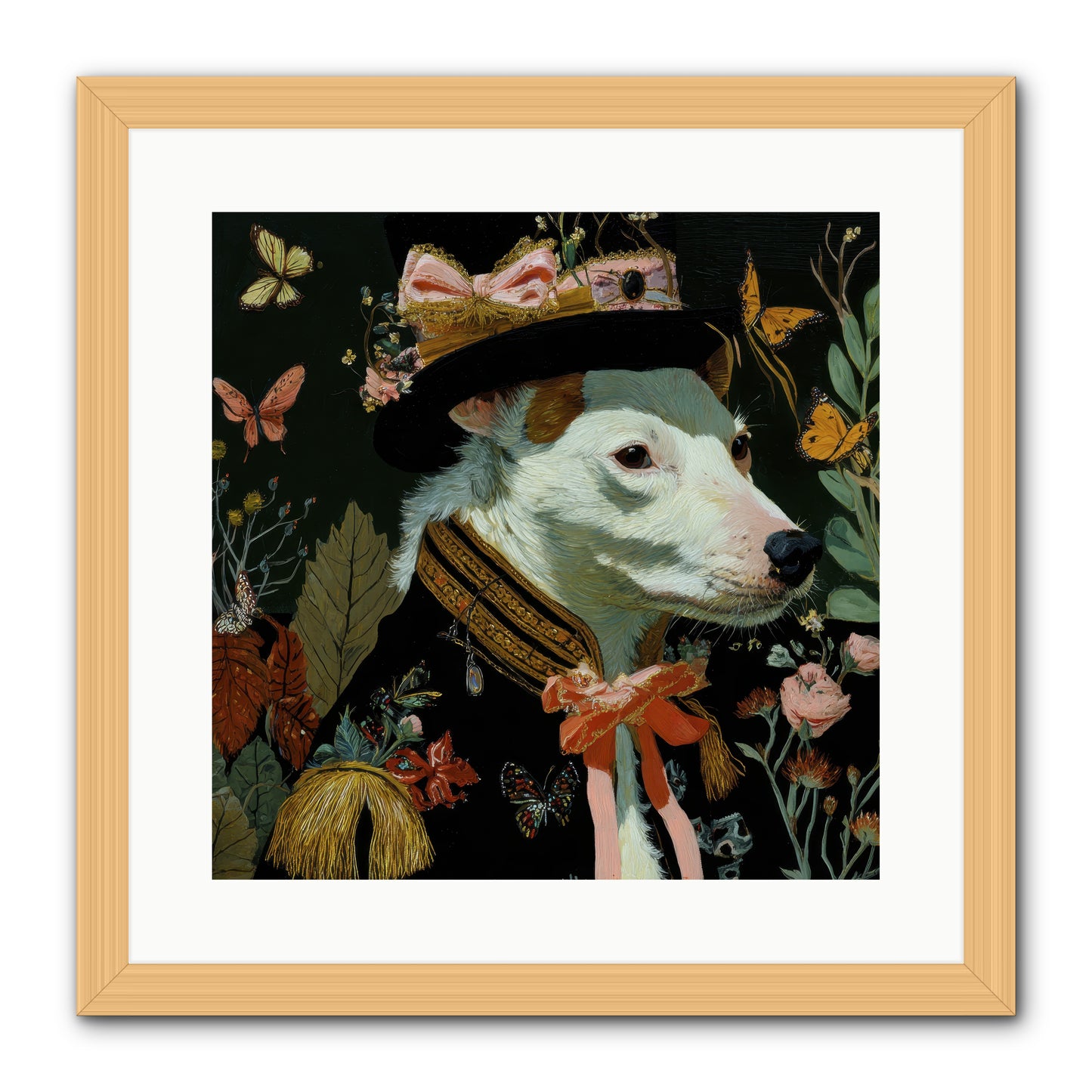 Meadow’s Folly -- Framed Print - Natural 16x16