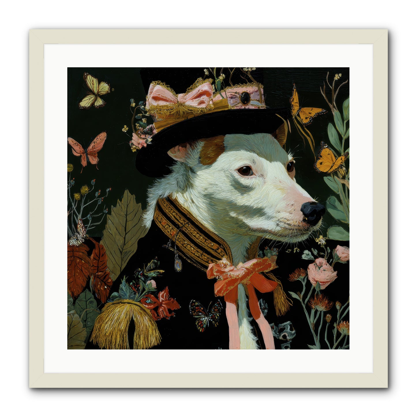 Meadow’s Folly -- Framed Print - White 24x24