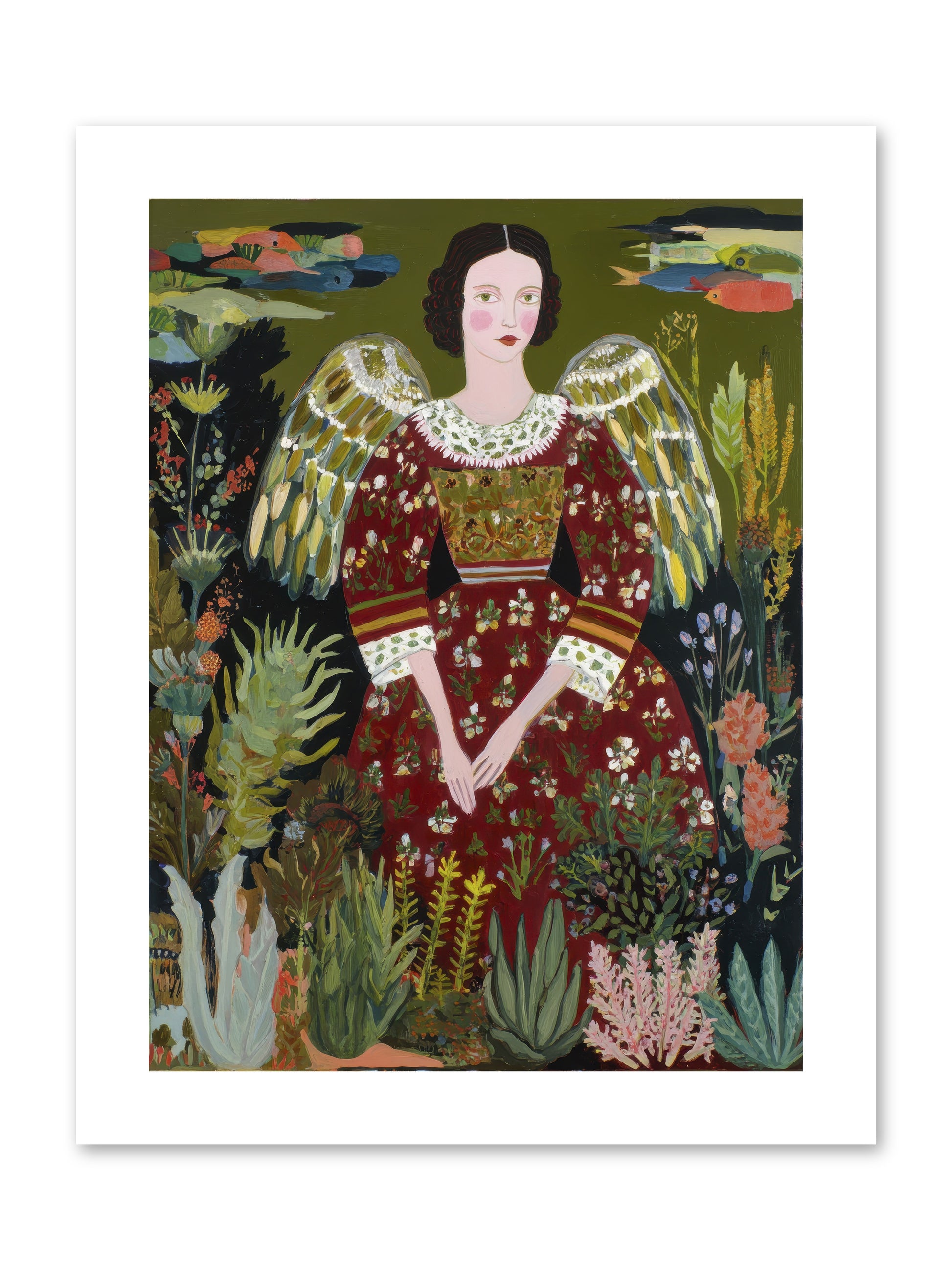 Meadow’s Grace Angel-REZ -- Paper Print 9x12