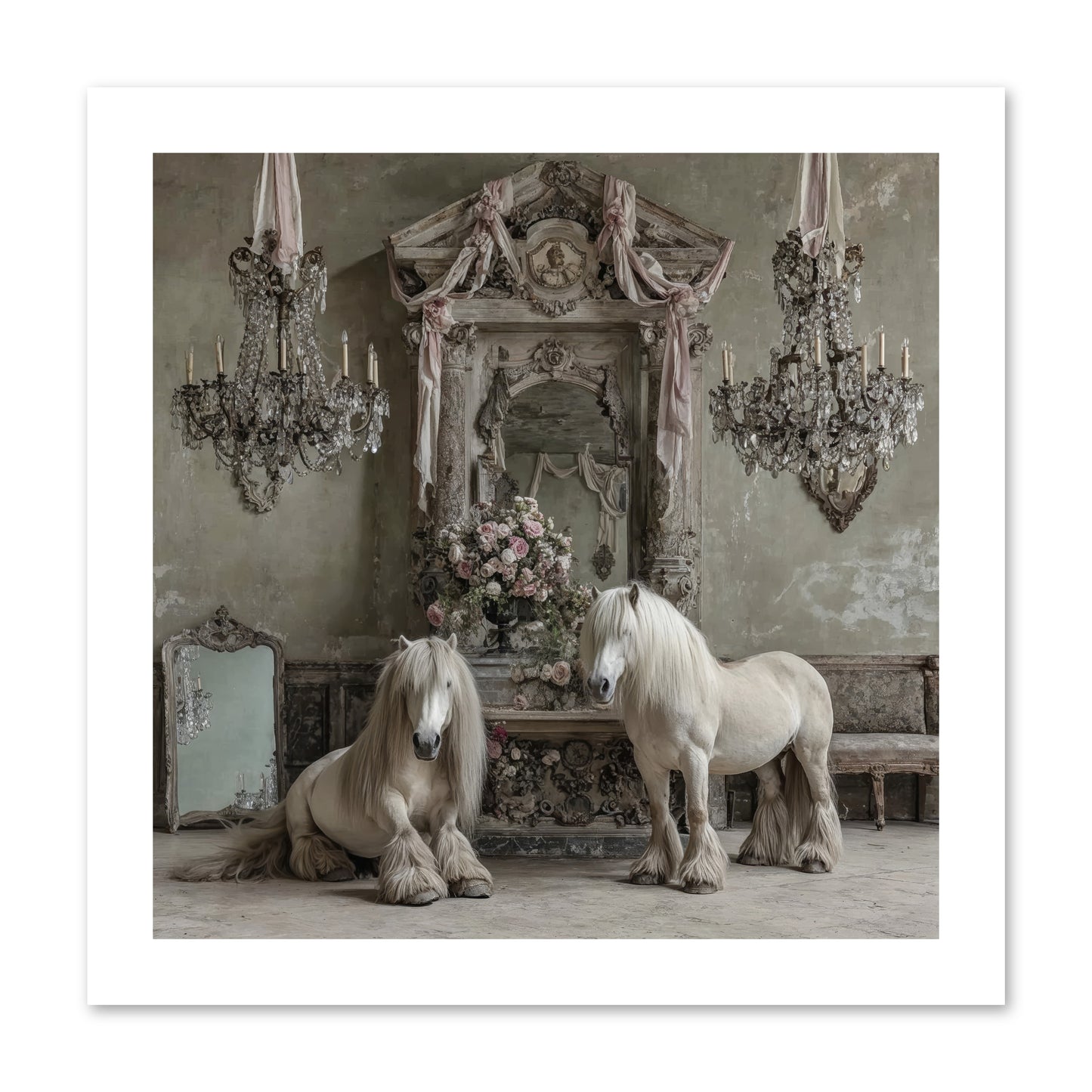 Meadowfield Etiquette -- Loose Canvas Print 12x12