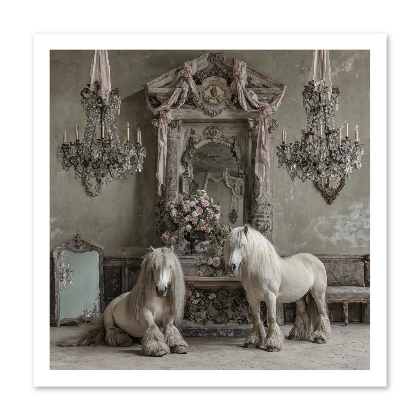 Meadowfield Etiquette -- Loose Canvas Print 20x20