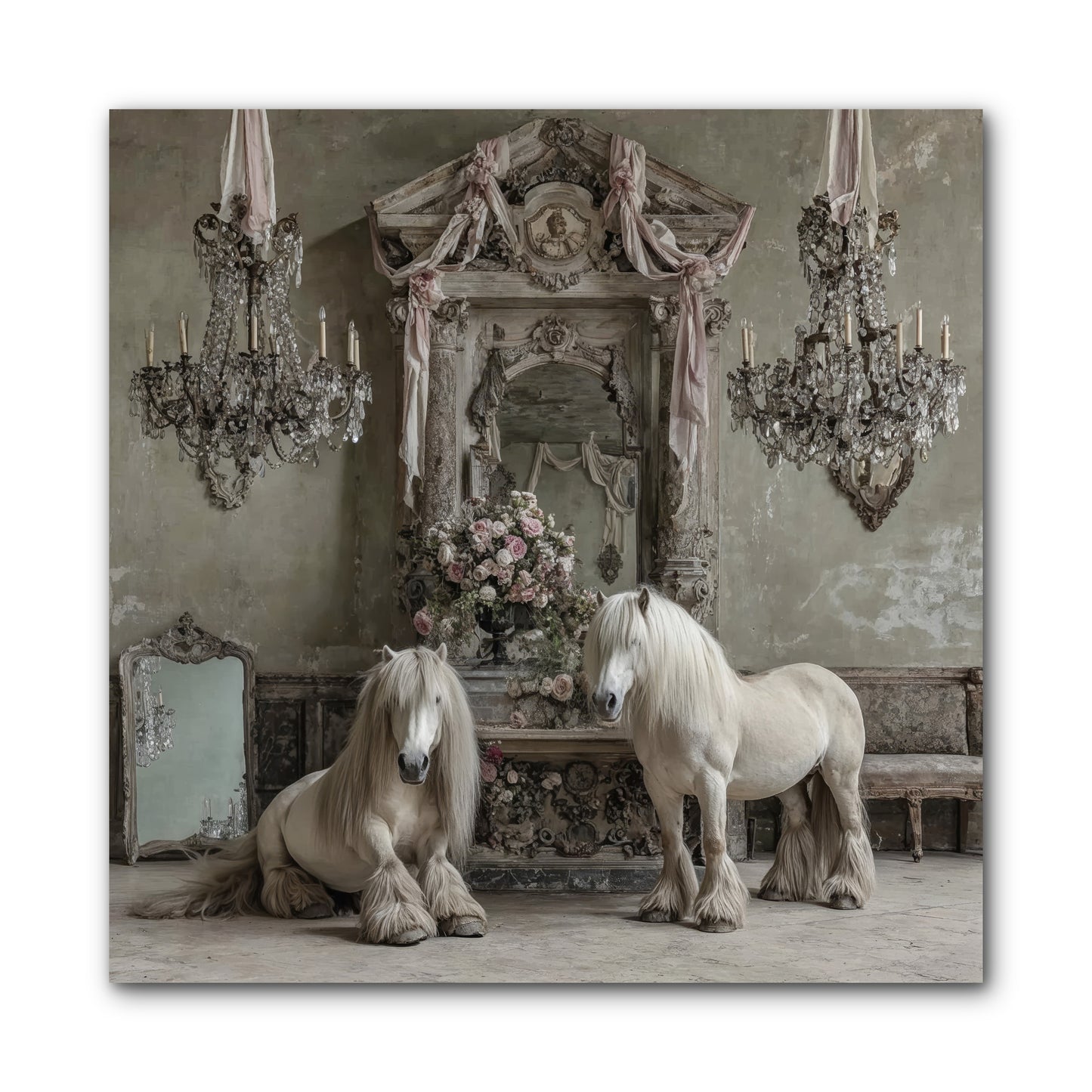 Meadowfield Etiquette -- Wrapped Canvas 10x10