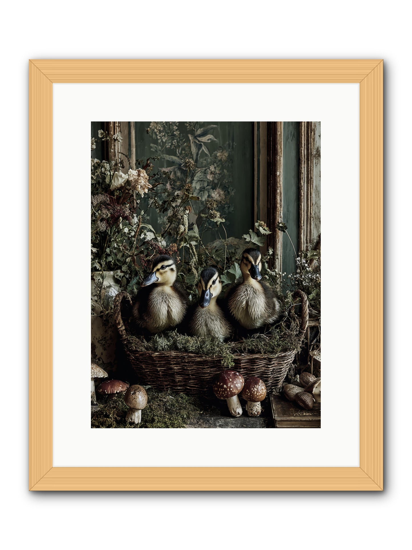 Meadowlands -- Framed Print - Natural 12x16