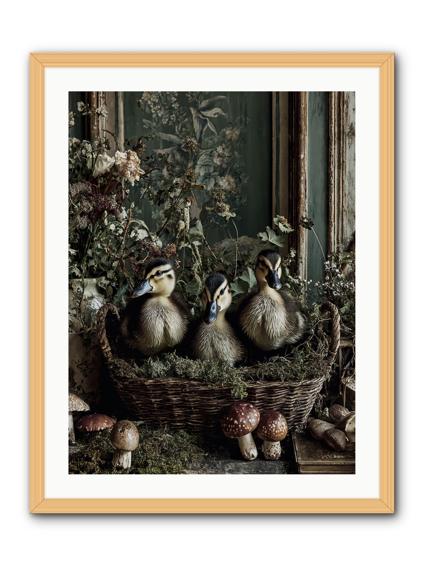 Meadowlands -- Framed Print - Natural 24x32