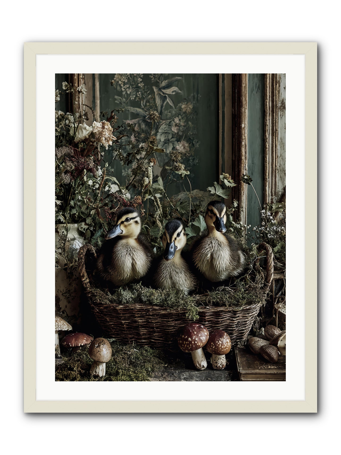 Meadowlands -- Framed Print - White 24x32