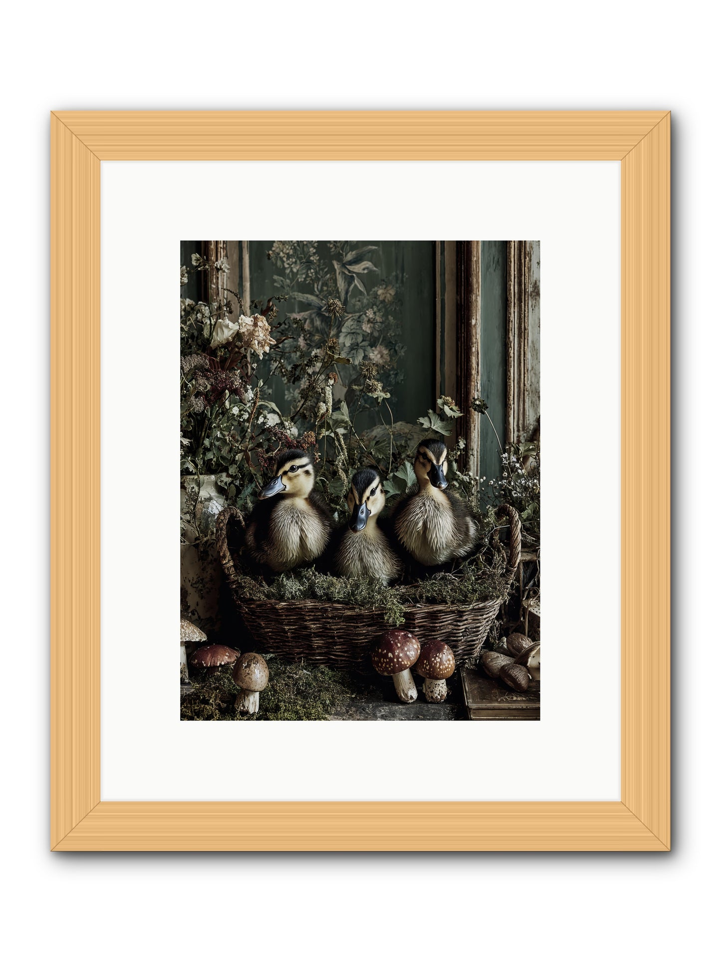 Meadowlands -- Framed Print - Natural 9x12