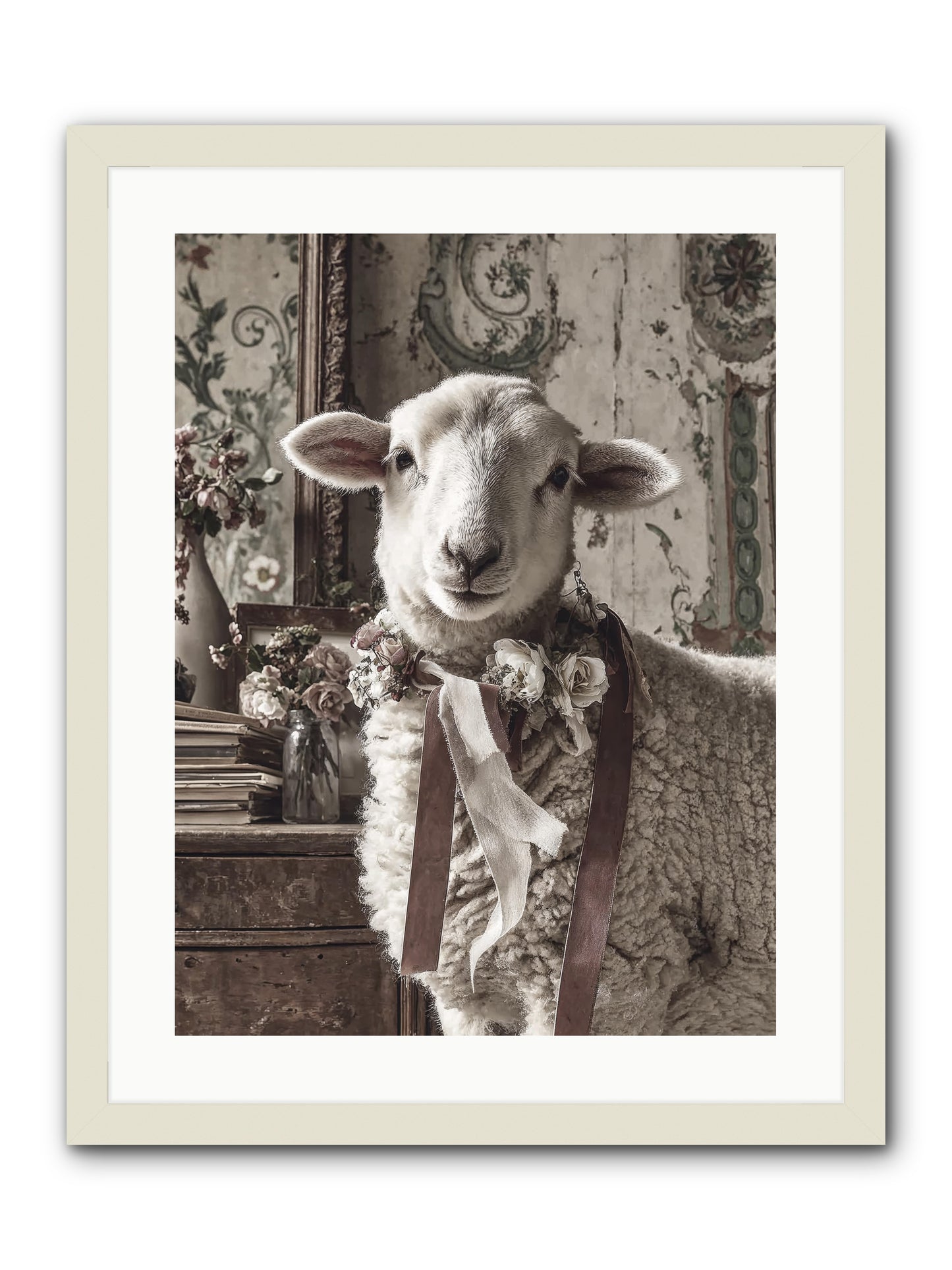 Meadowlark -- Framed Print - White 18x24