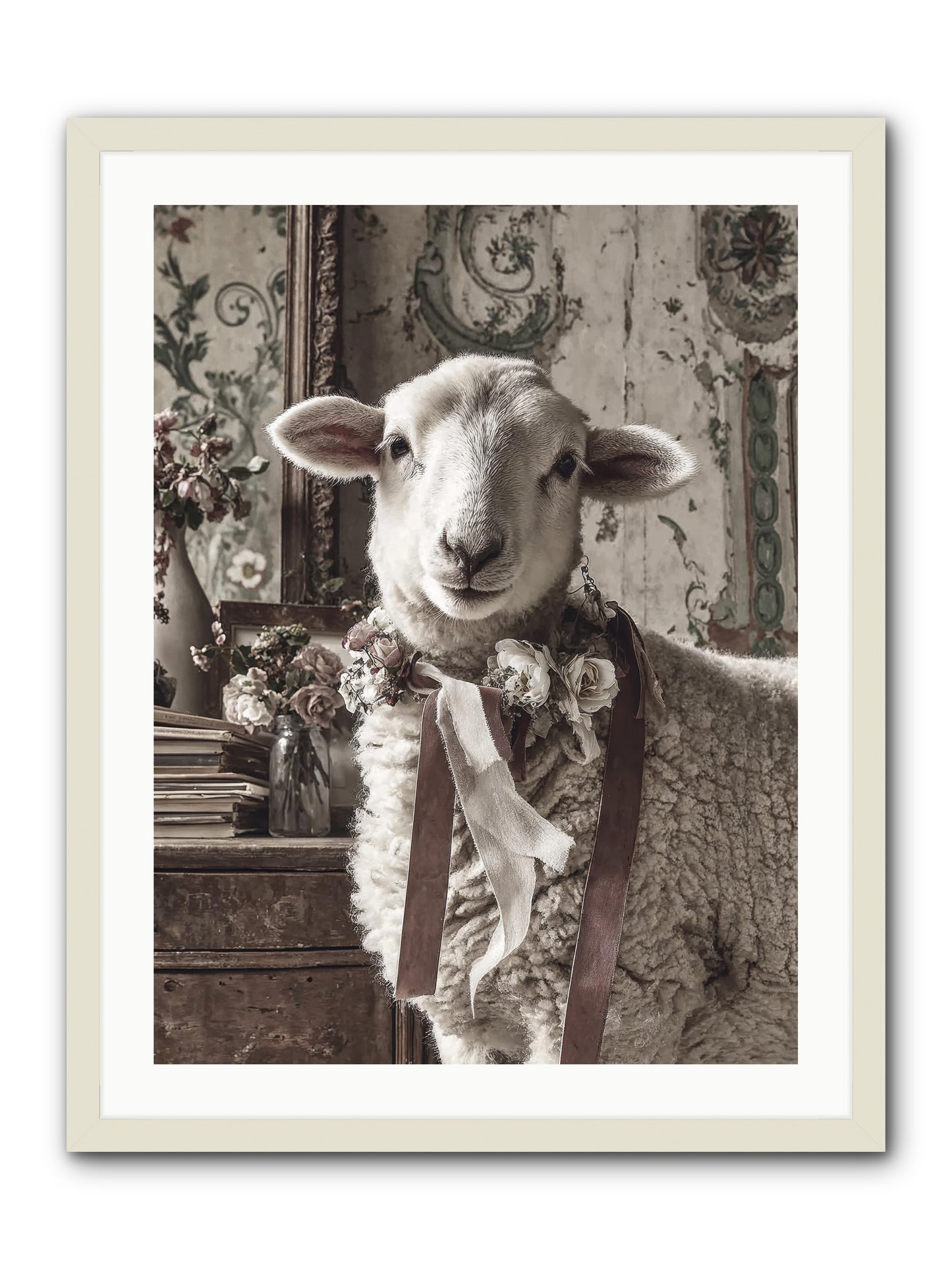 Meadowlark -- Framed Print - White 24x32