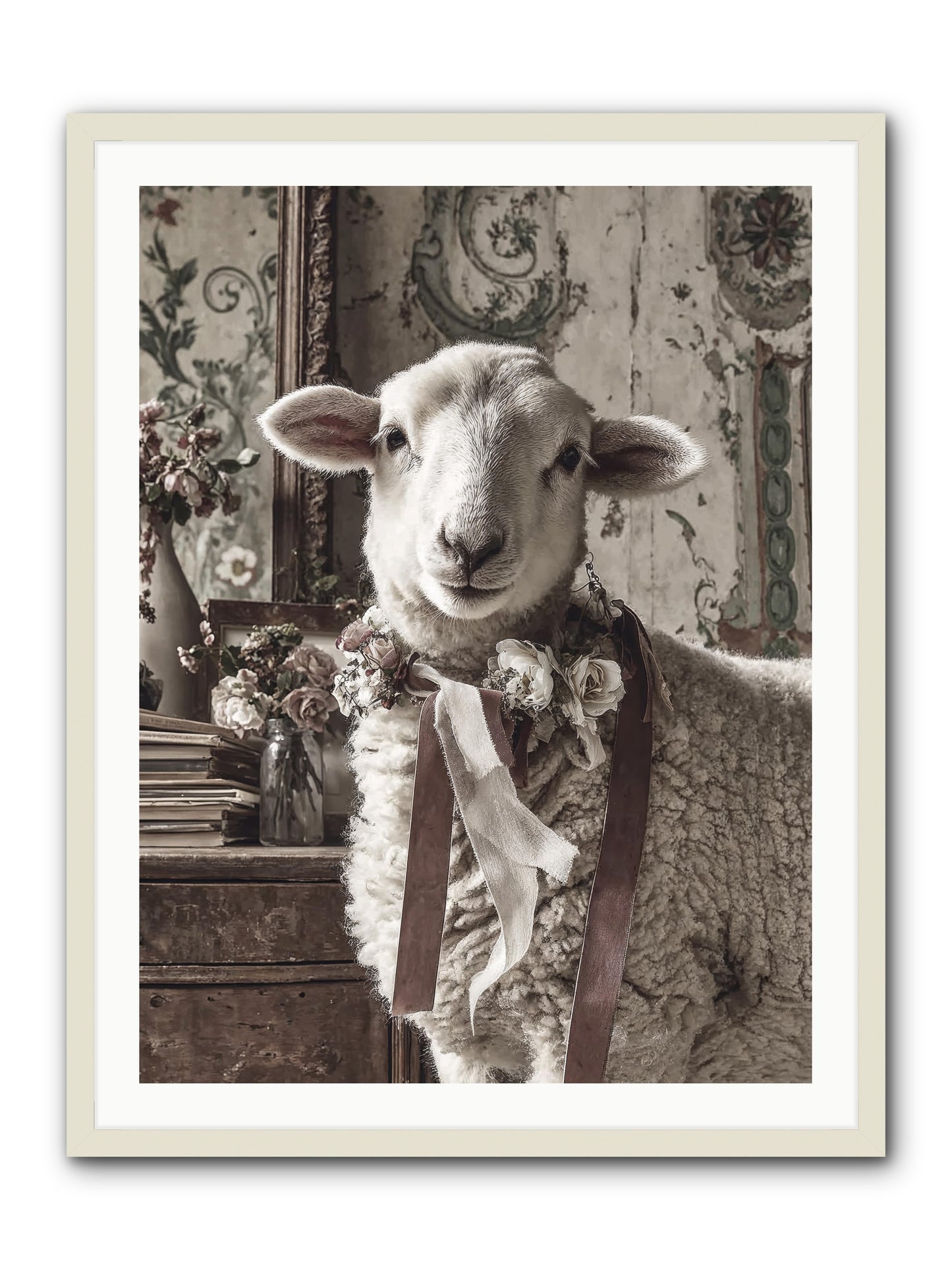 Meadowlark -- Framed Print - White 30x40