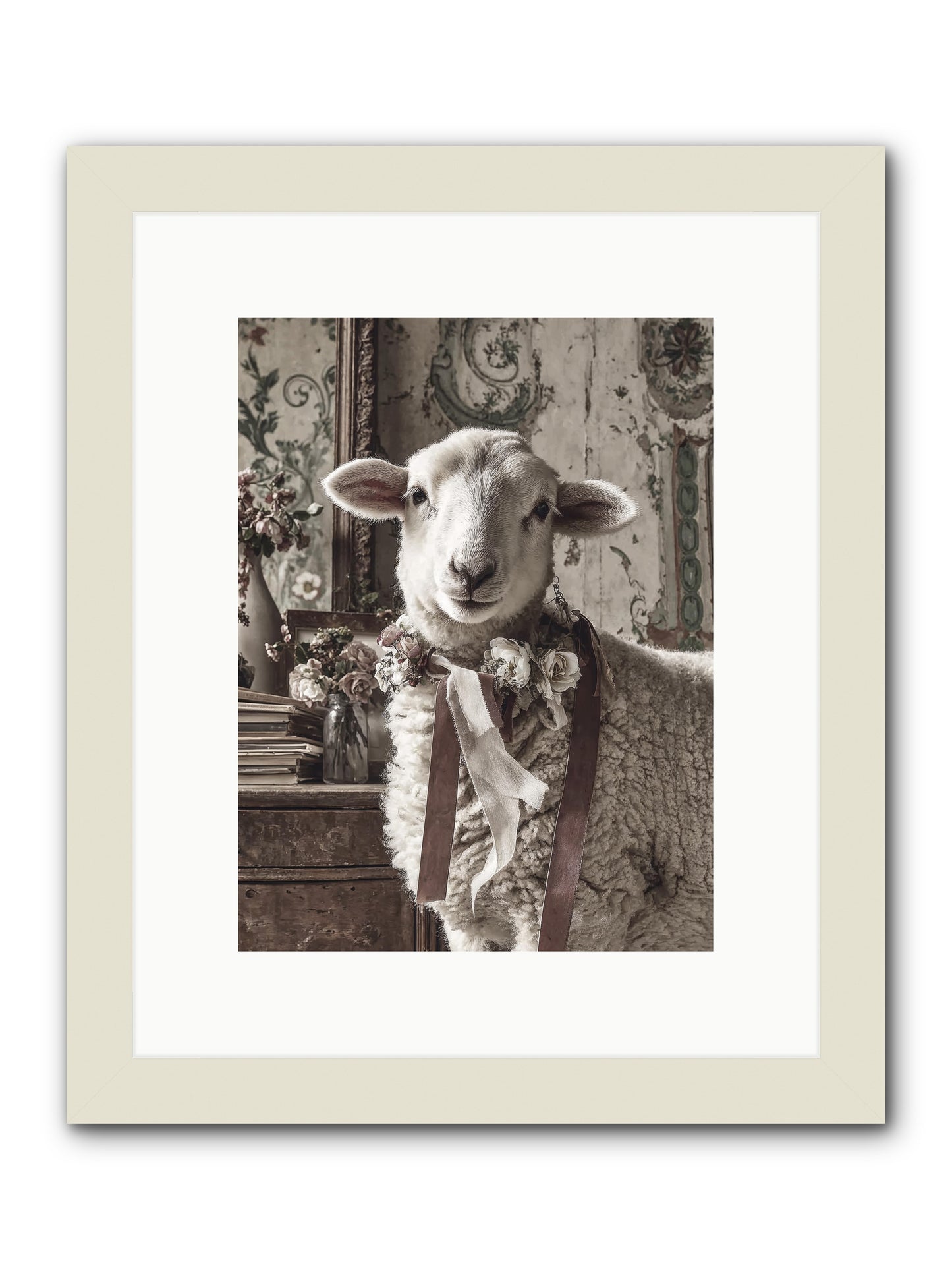 Meadowlark -- Framed Print - White 9x12