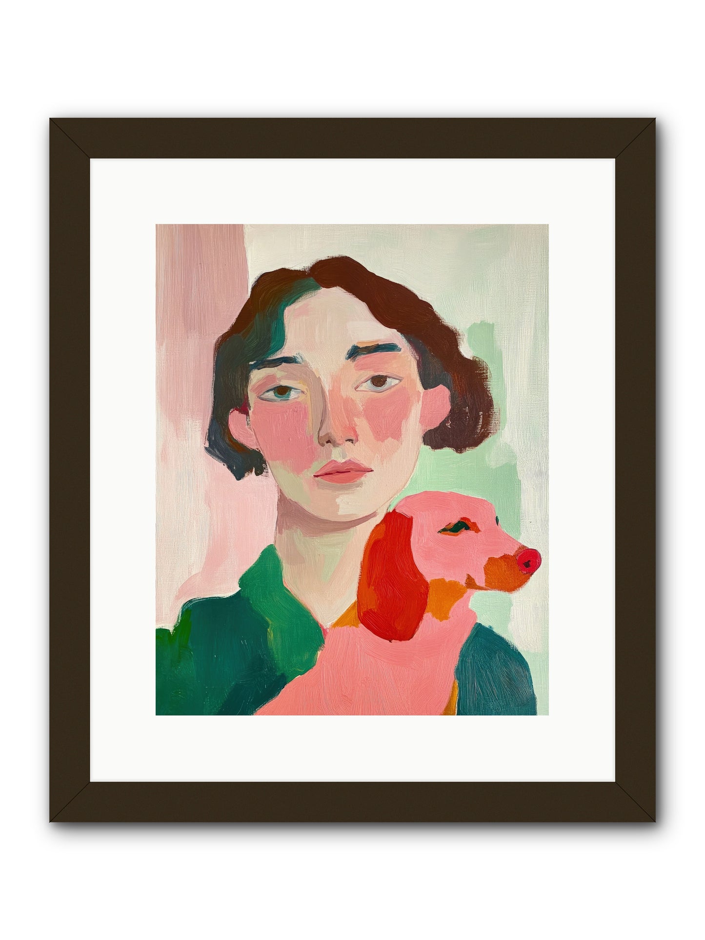 Medici's Love -- Framed Print - Black 12x15