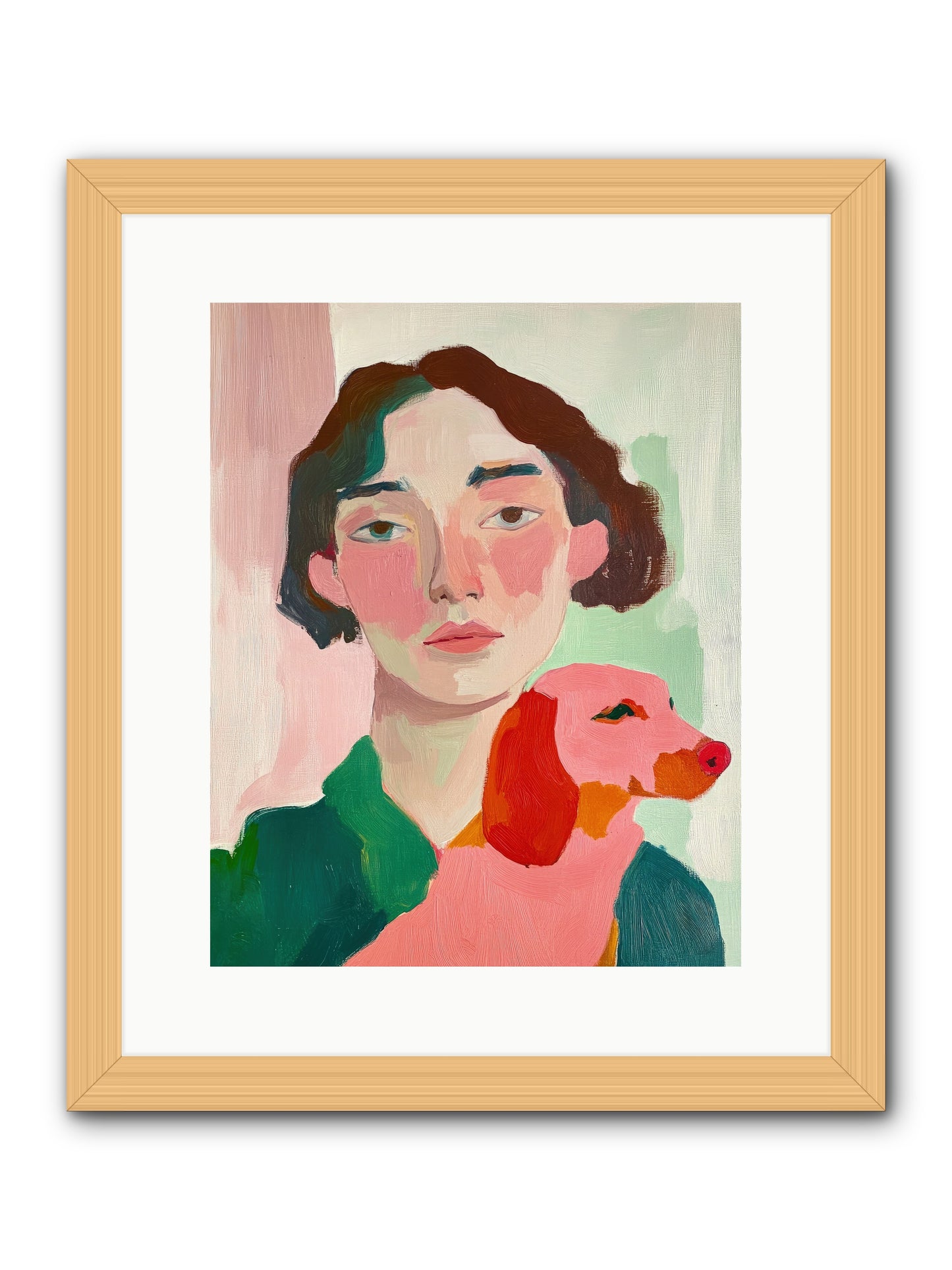 Medici's Love -- Framed Print - Natural 12x15