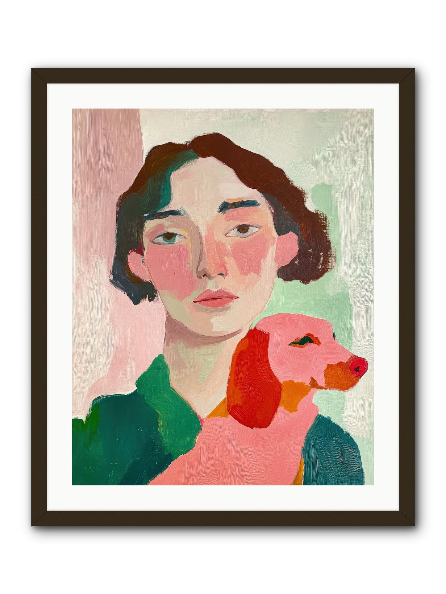 Medici's Love -- Framed Print - Black 24x30