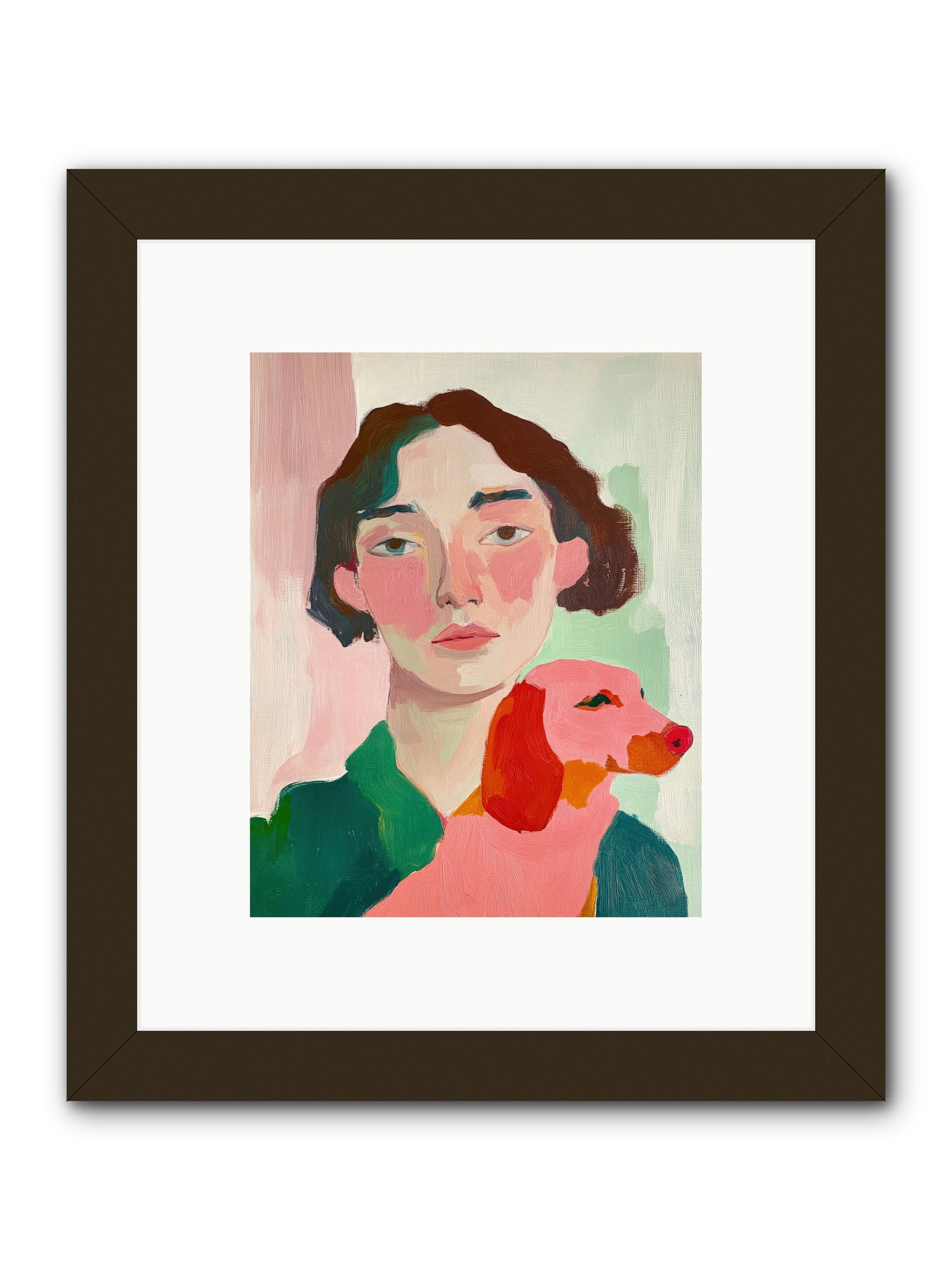 Medici's Love -- Framed Print - Black 8x10