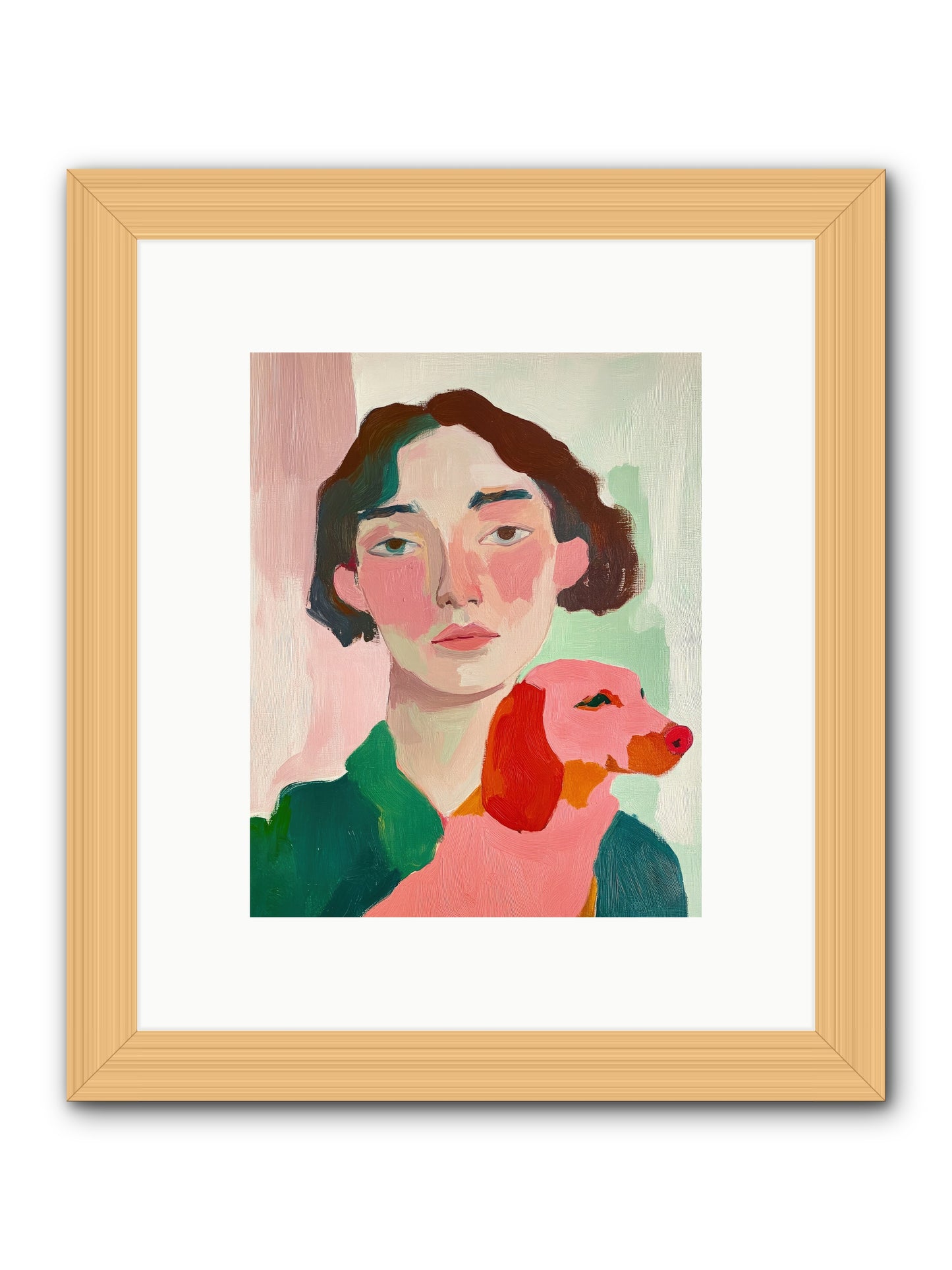 Medici's Love -- Framed Print - Natural 8x10