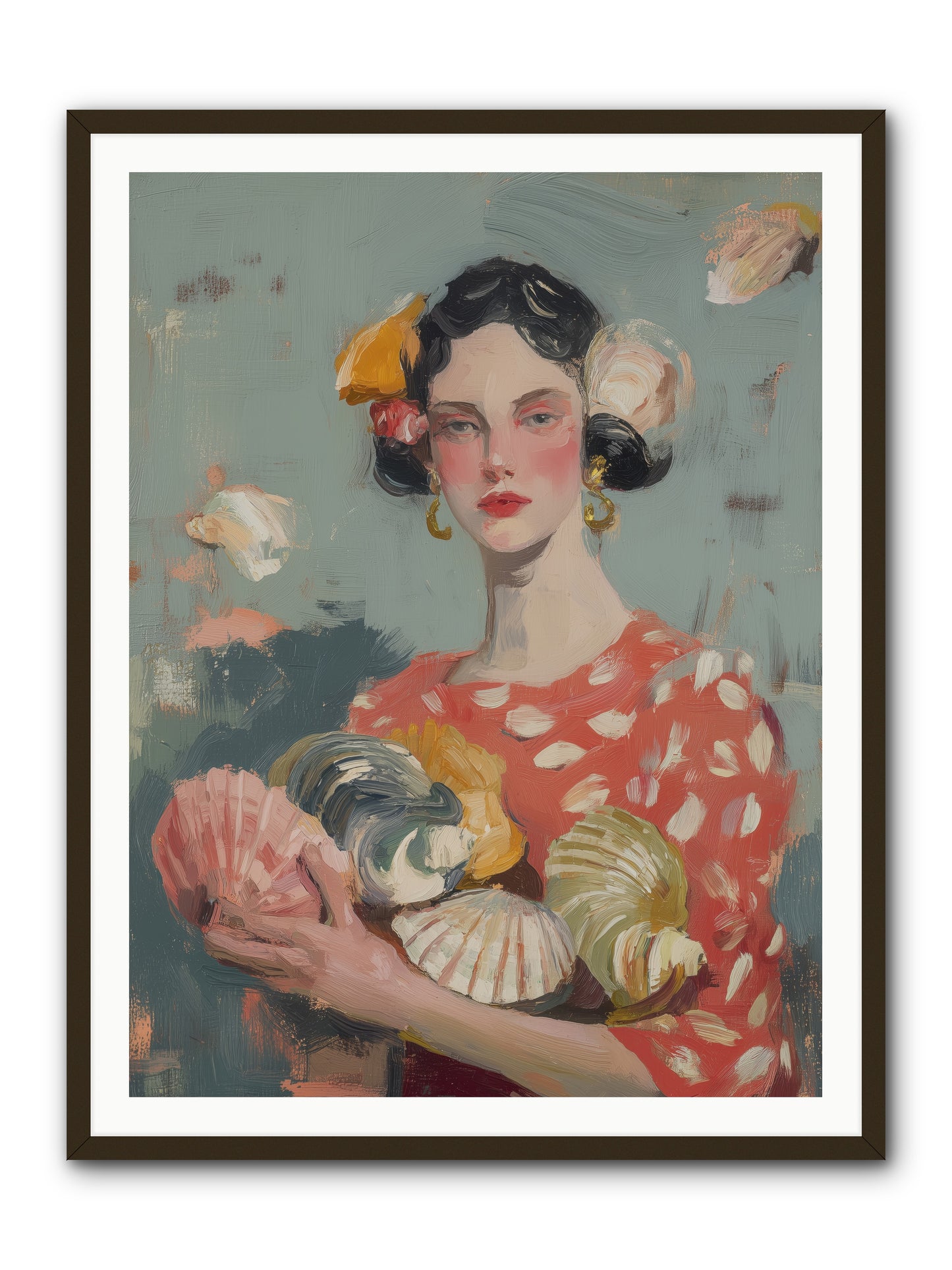 Mediterranean Majesty -- Framed Print - Black 36x48
