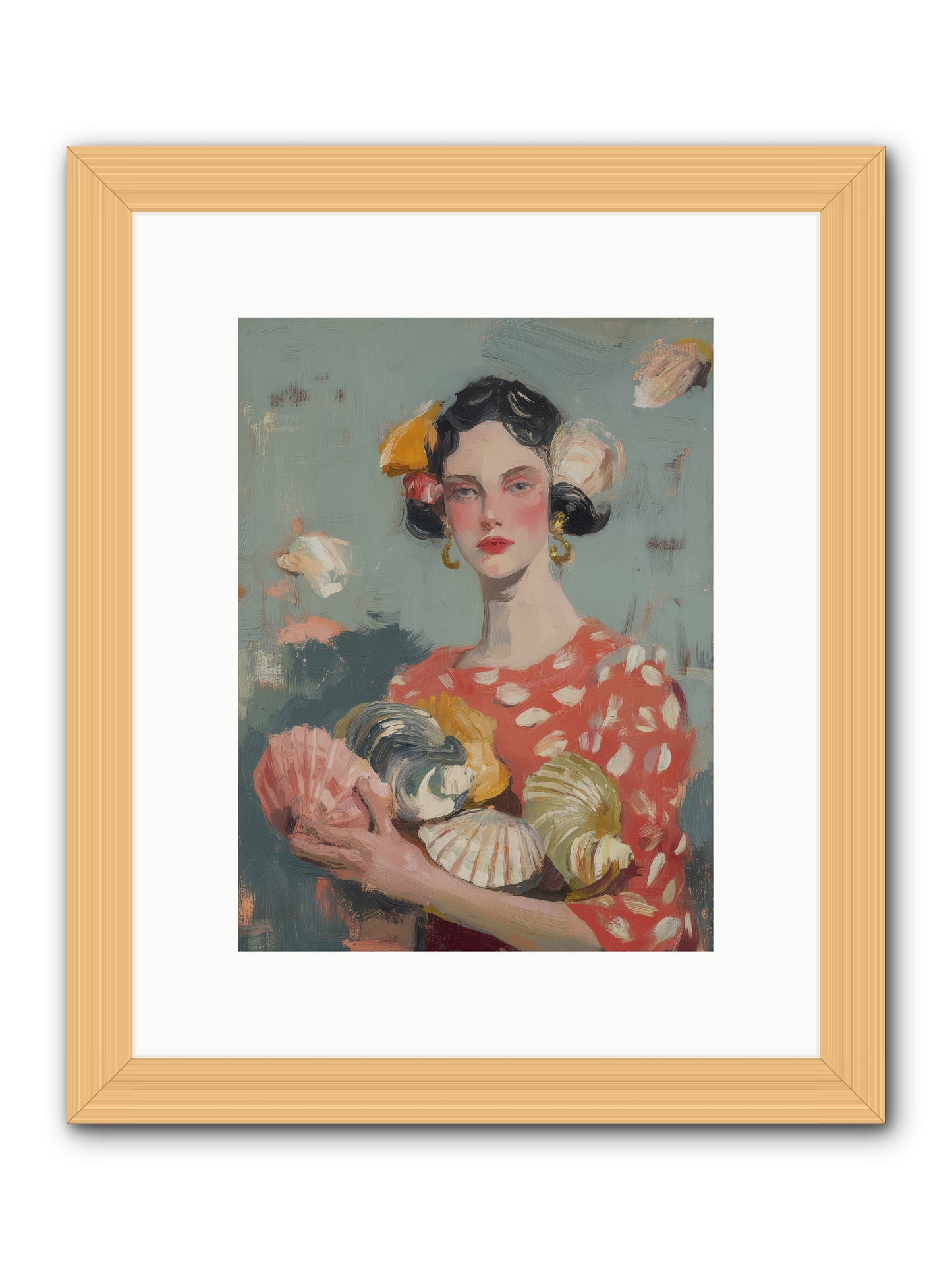 Mediterranean Majesty -- Framed Print - Natural 9x12