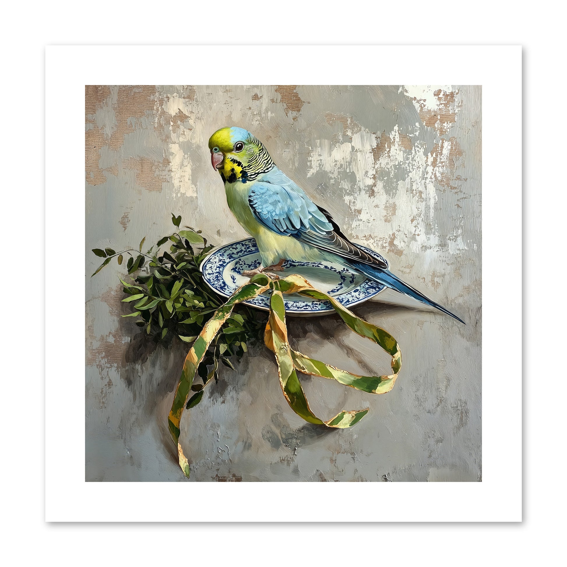 Melodious Perch -- Paper Print 10x10