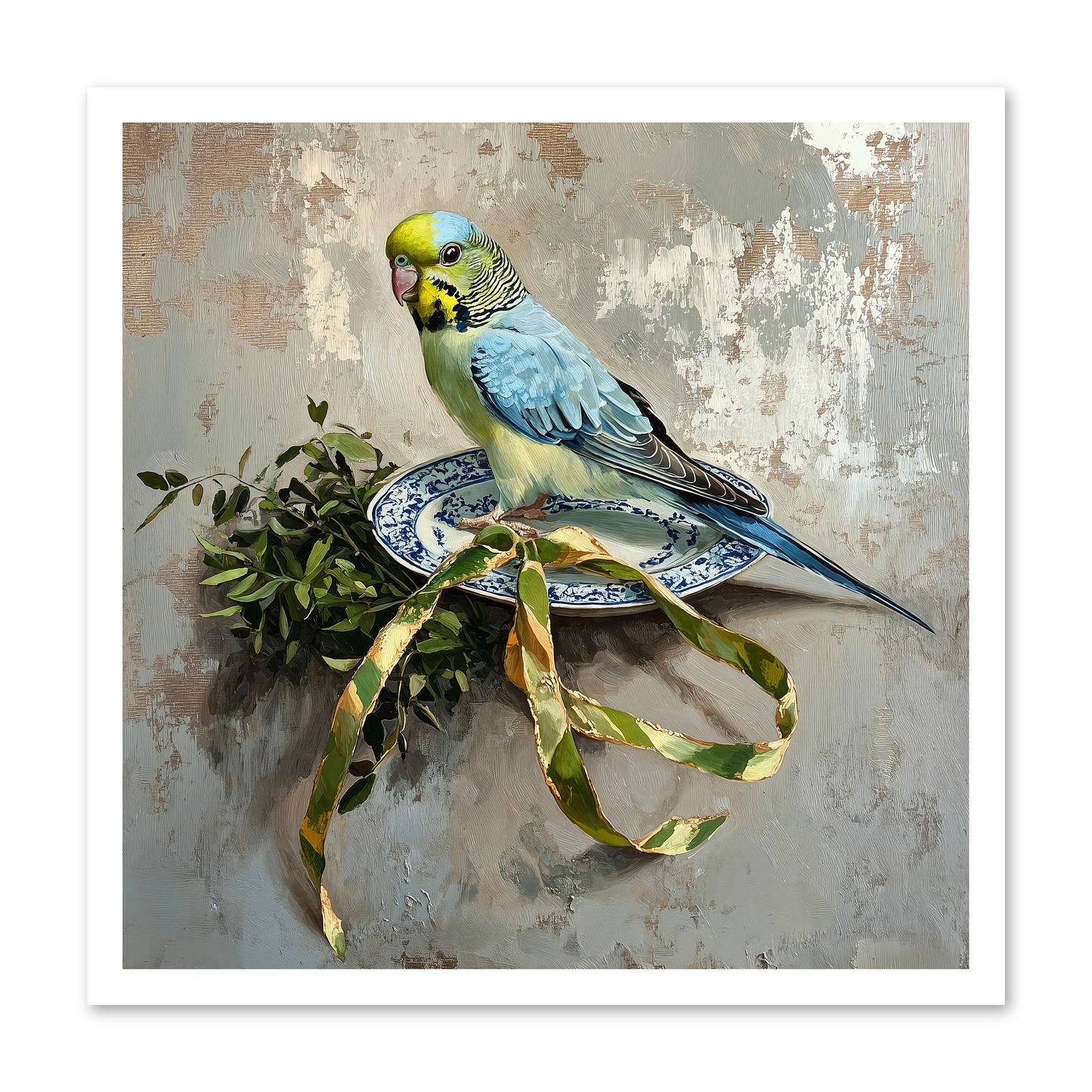 Melodious Perch -- Paper Print 24x24