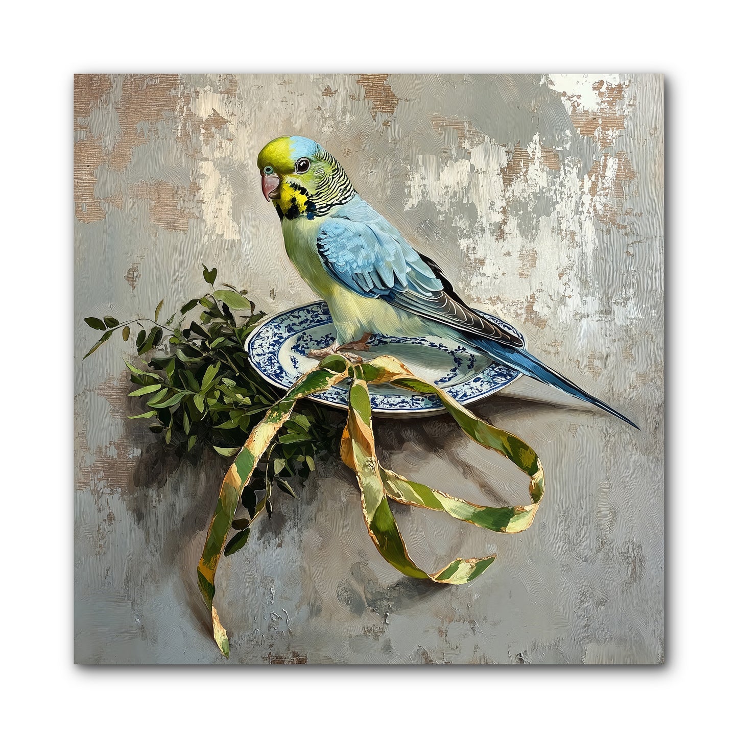 Melodious Perch -- Wrapped Canvas 10x10