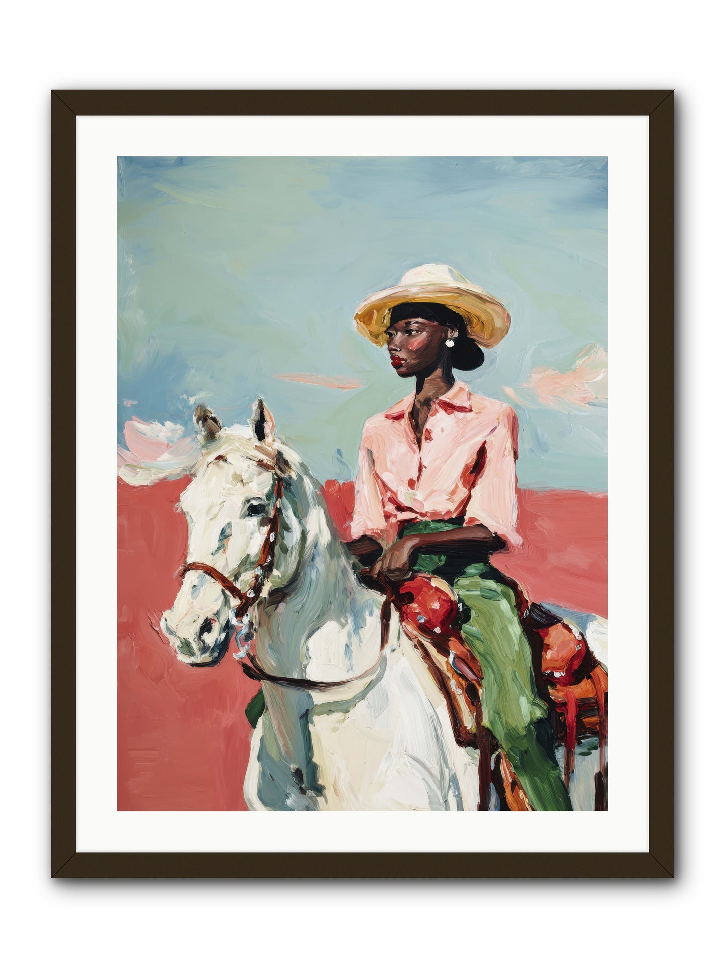 Melting Into Bliss -- Framed Print - Black 24x32