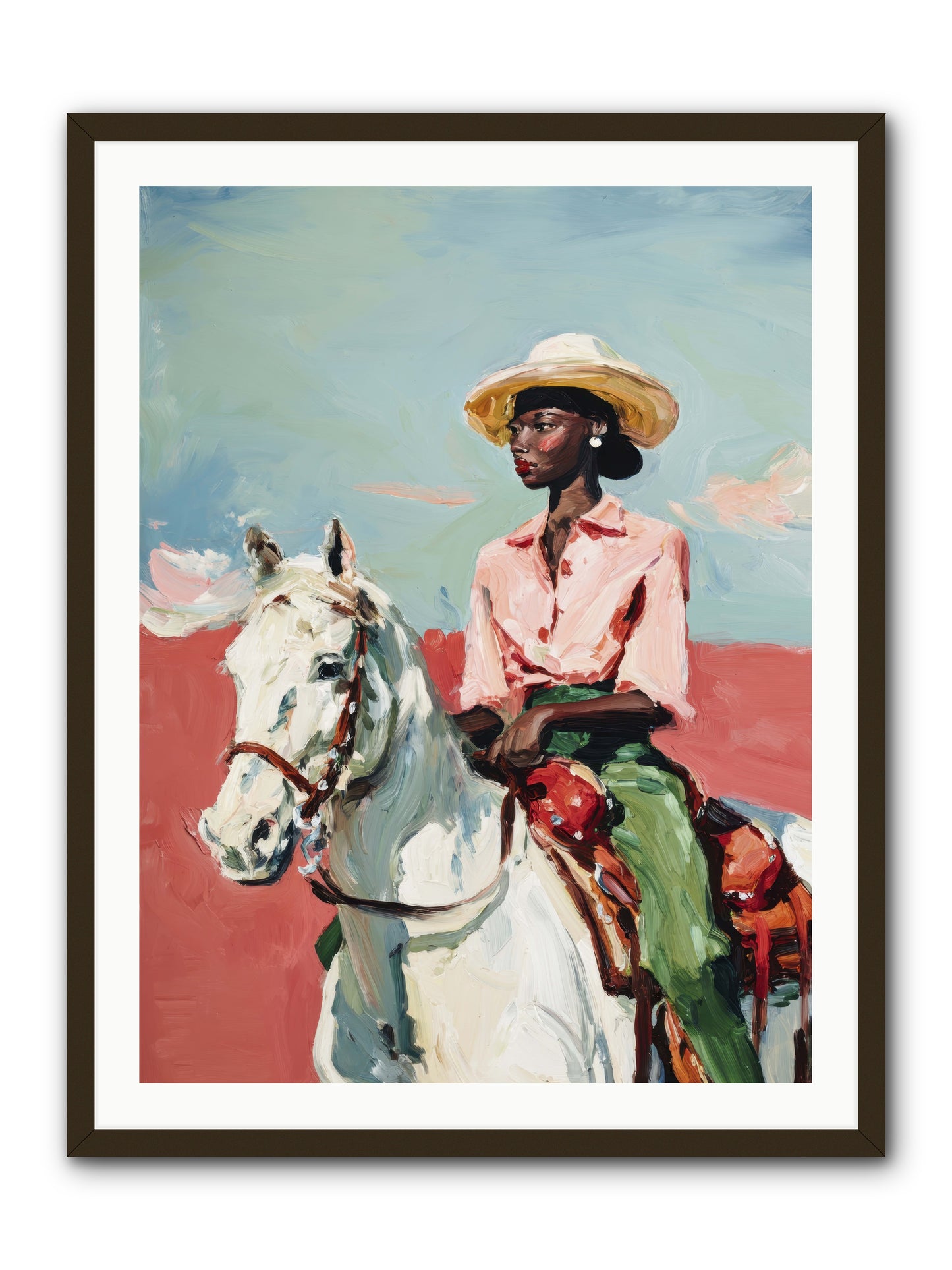 Melting Into Bliss -- Framed Print - Black 30x40