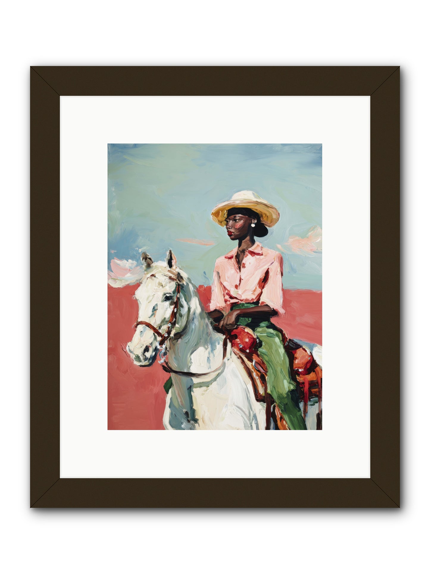 Melting Into Bliss -- Framed Print - Black 9x12