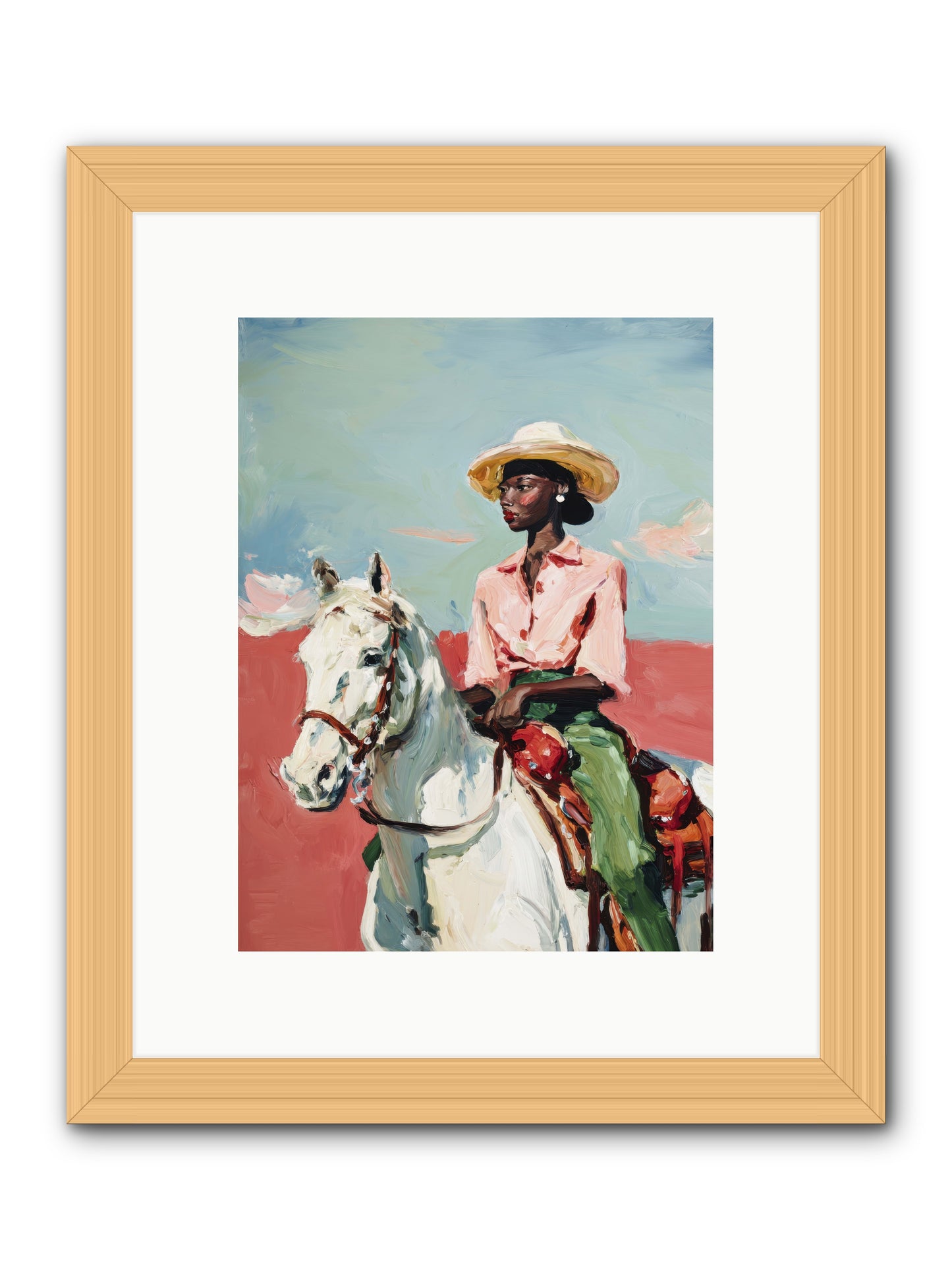 Melting Into Bliss -- Framed Print - Natural 9x12