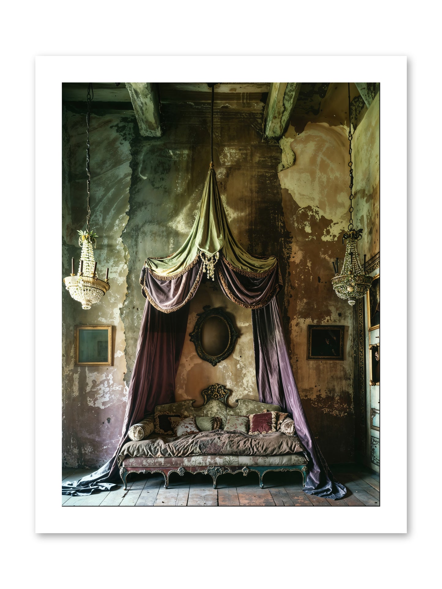 Memoirs Of A Gilded Slumber -- Paper Print 12x16