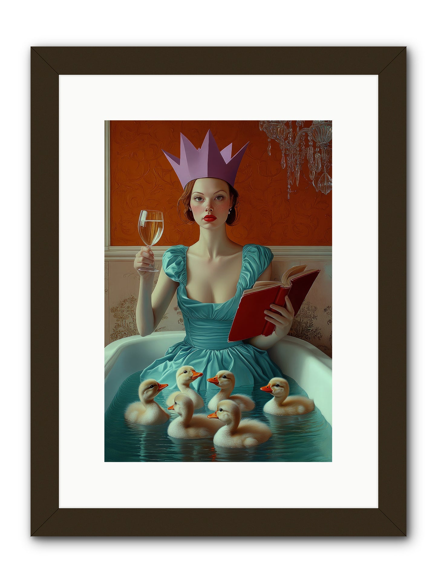 Memoirs Of Divine Mischief -- Framed Print - Black 10x15
