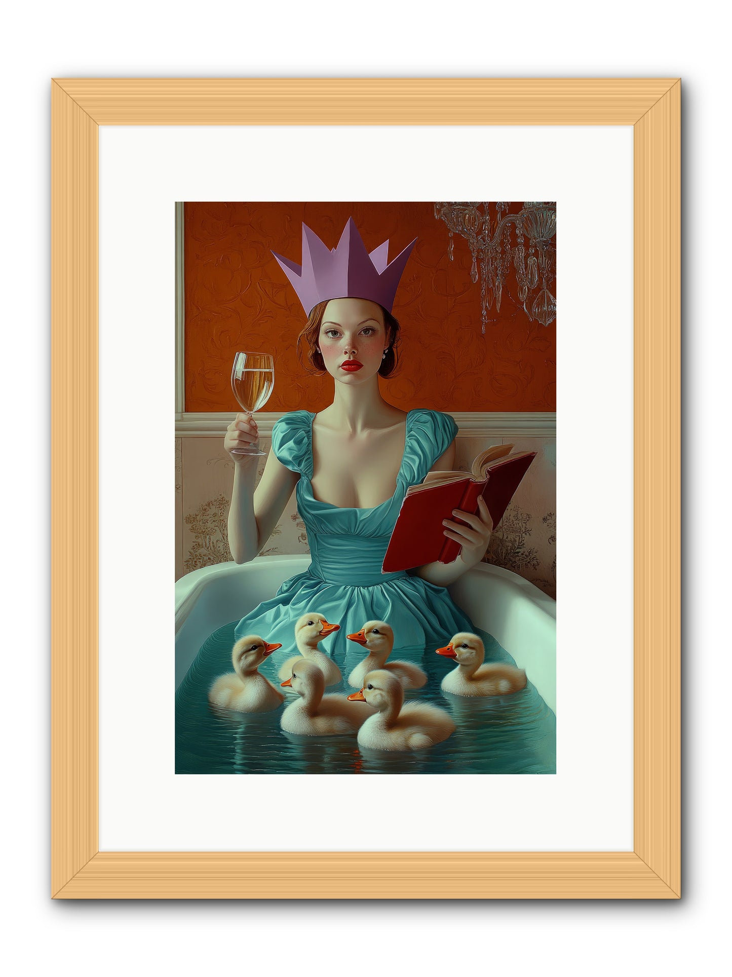 Memoirs Of Divine Mischief -- Framed Print - Natural 10x15