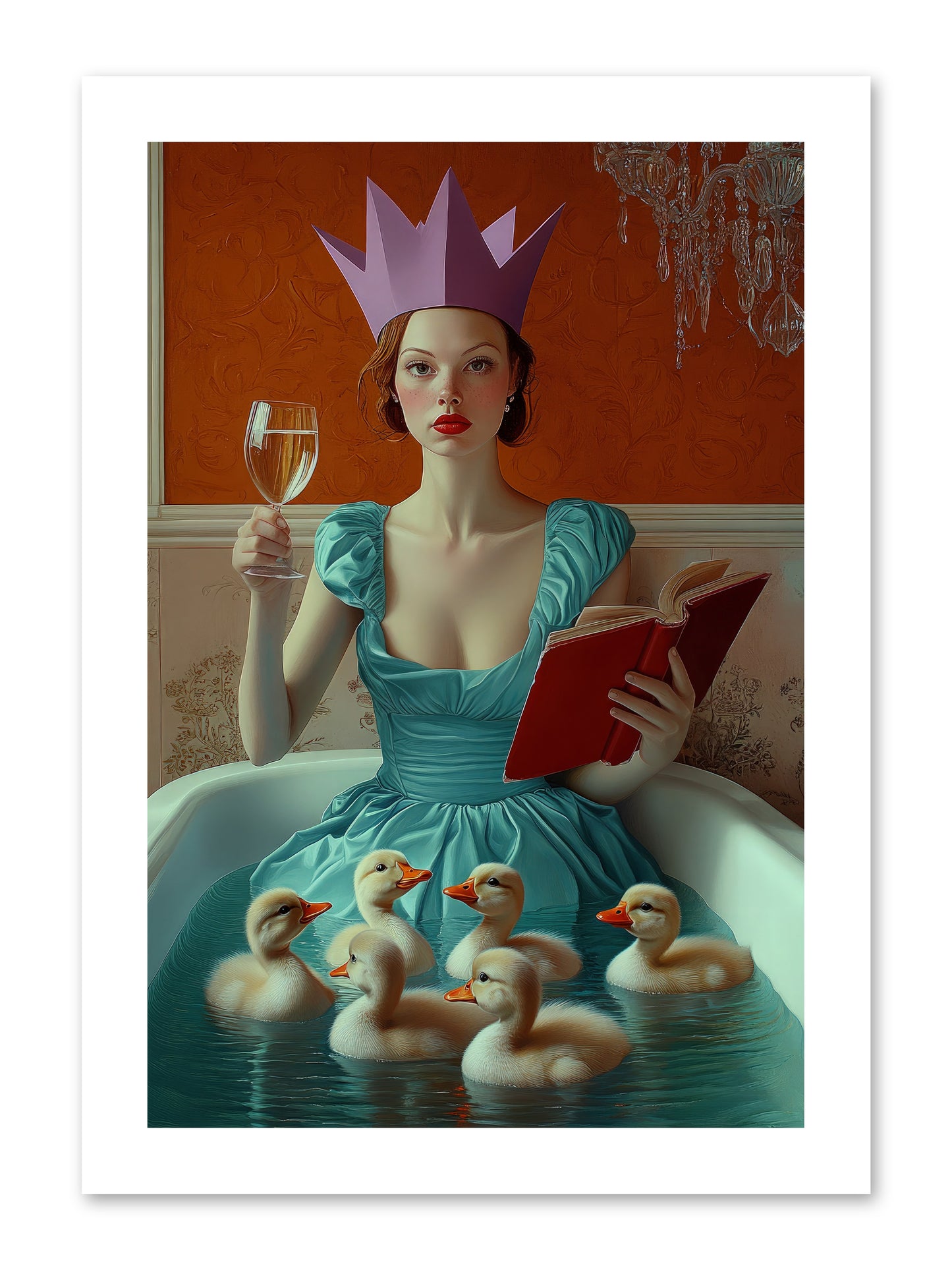 Memoirs Of Divine Mischief -- Loose Canvas Print 10x15