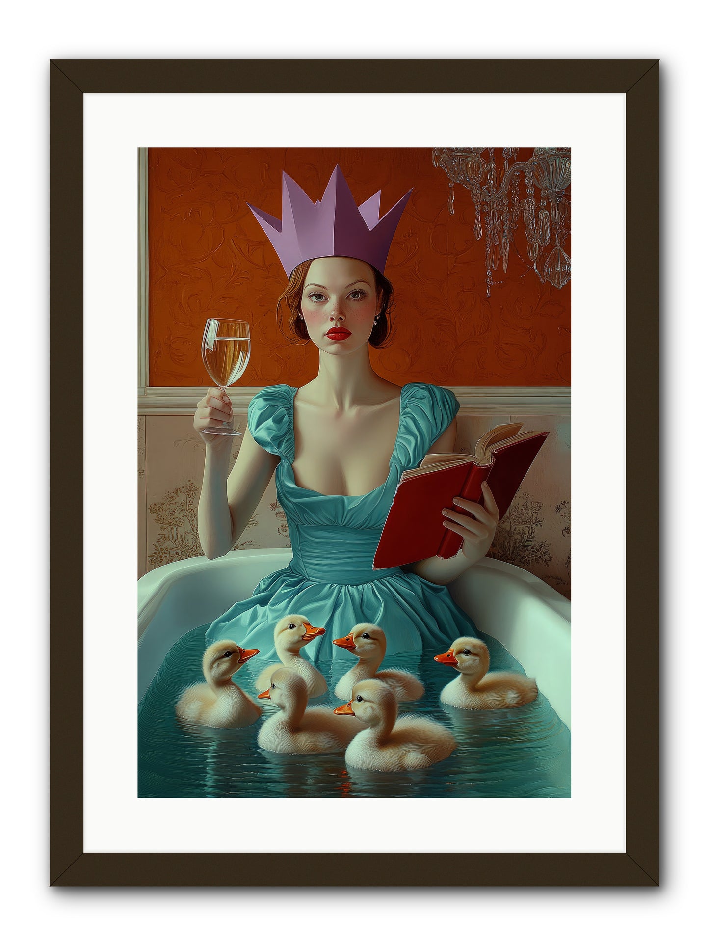 Memoirs Of Divine Mischief -- Framed Print - Black 16x24