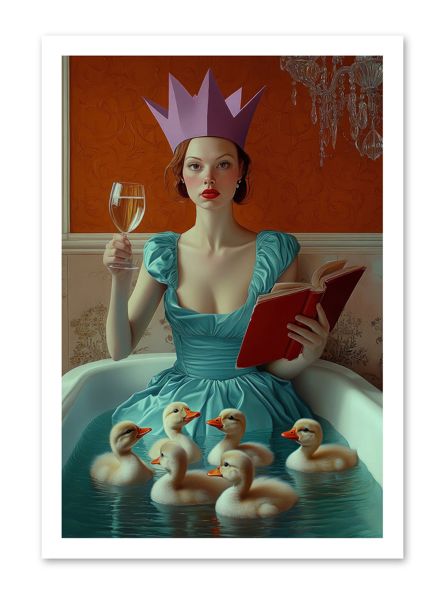 Memoirs Of Divine Mischief -- Paper Print 16x24