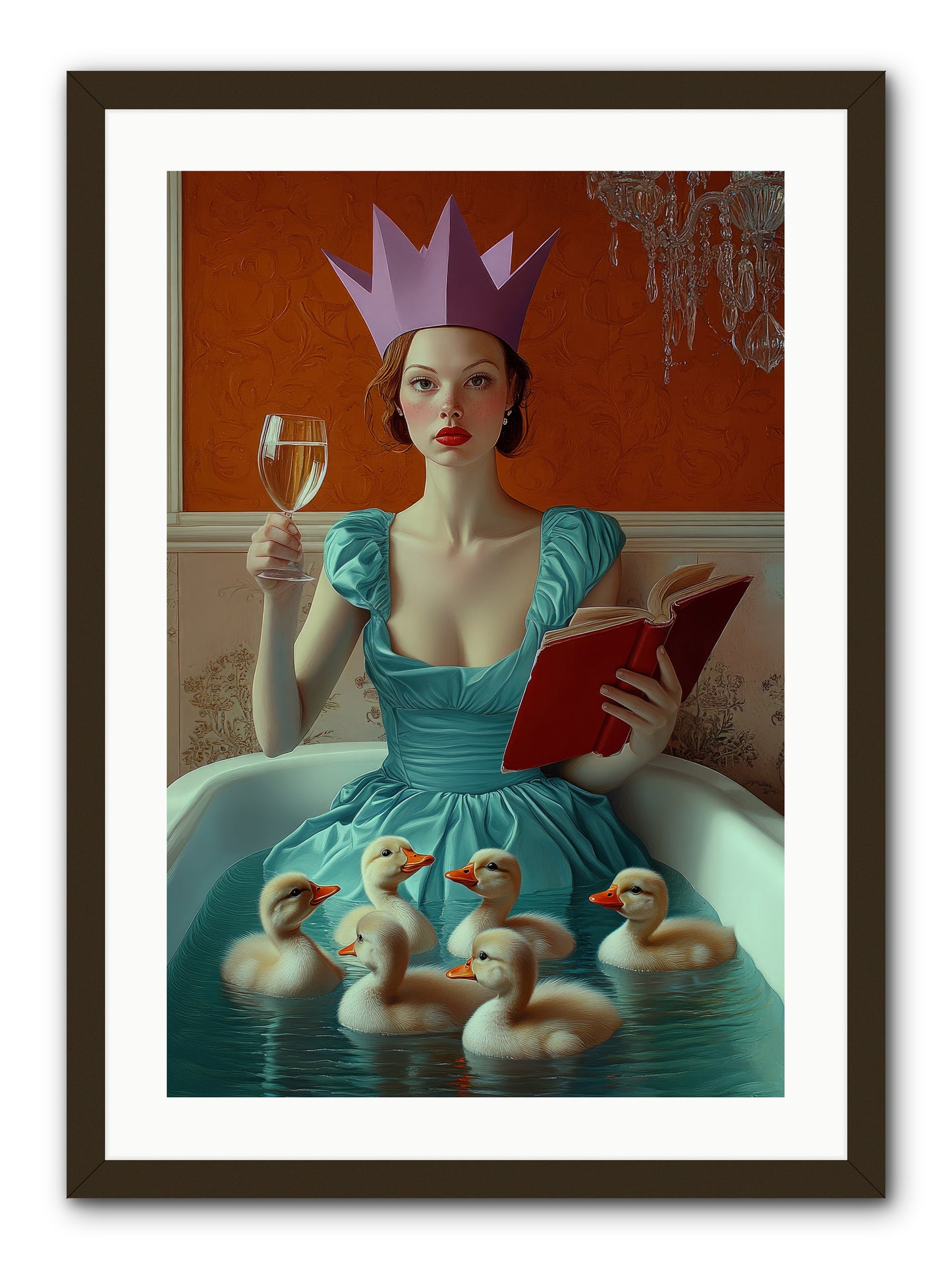 Memoirs Of Divine Mischief -- Framed Print - Black 20x30