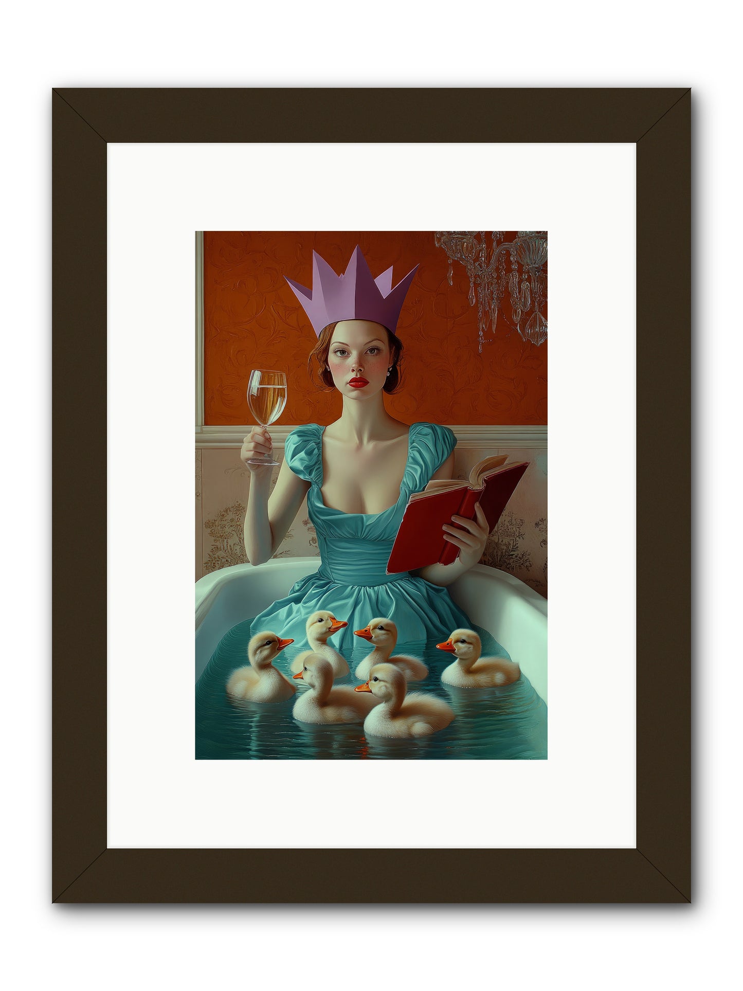 Memoirs Of Divine Mischief -- Framed Print - Black 8x12