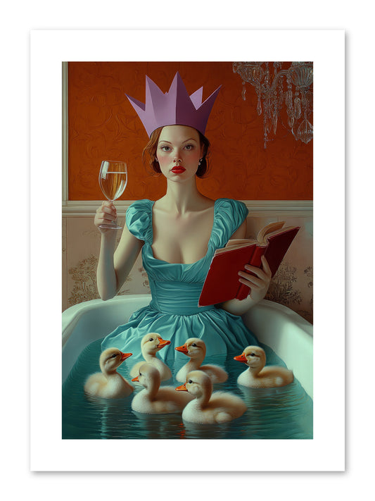 Memoirs Of Divine Mischief -- Paper Print 8x12