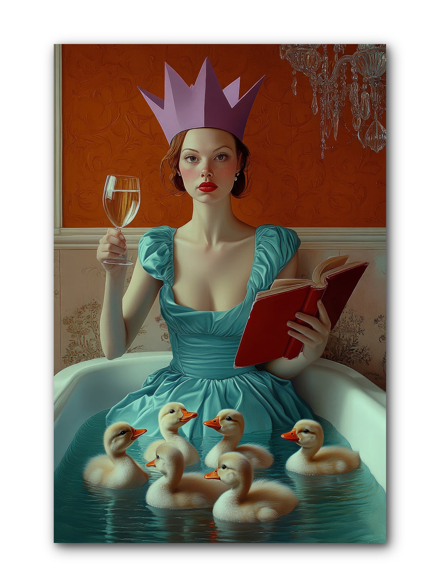 Memoirs Of Divine Mischief -- Wrapped Canvas 8x12