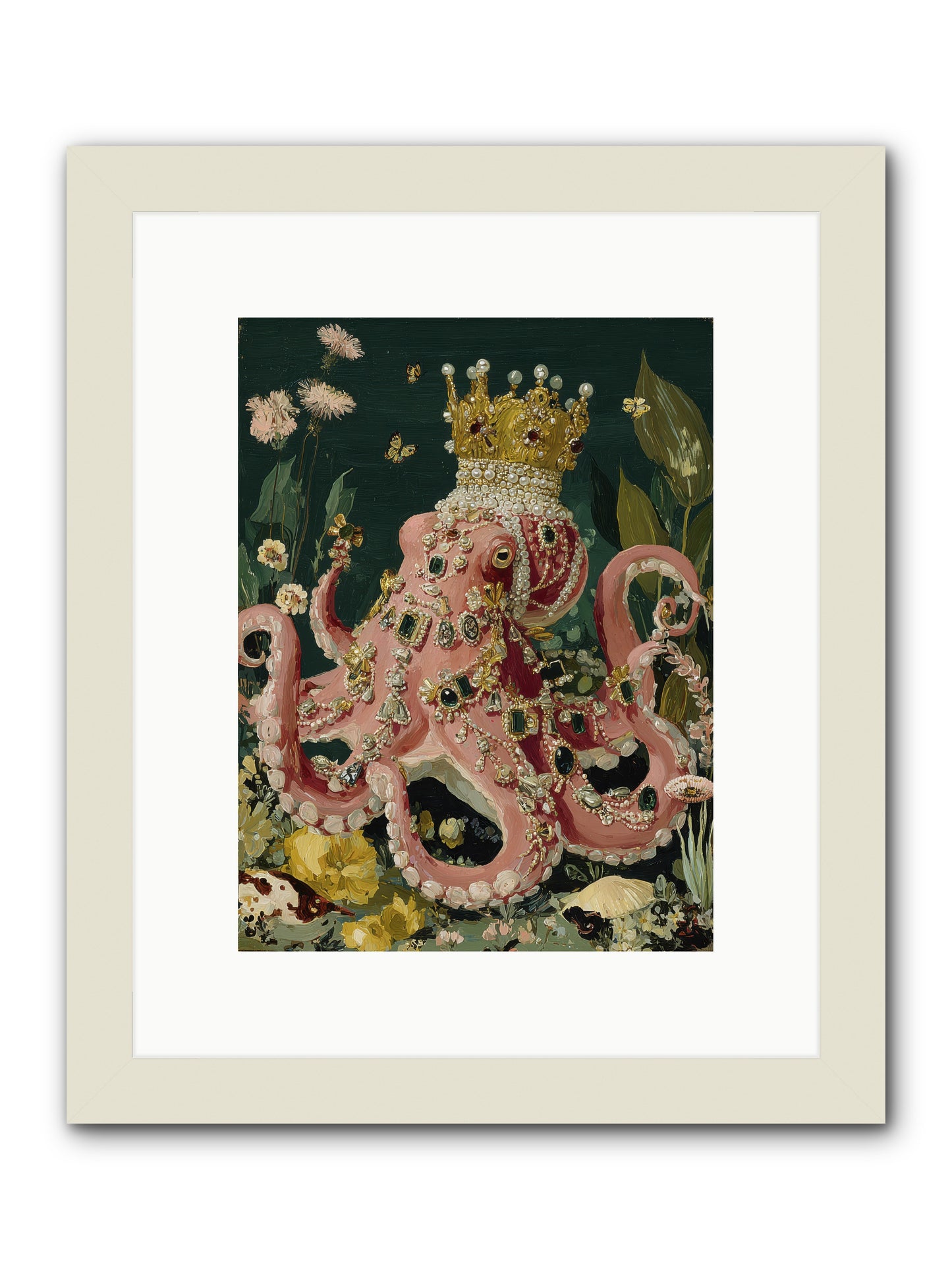 Memories Left to Fade -- Framed Print - White 9x12