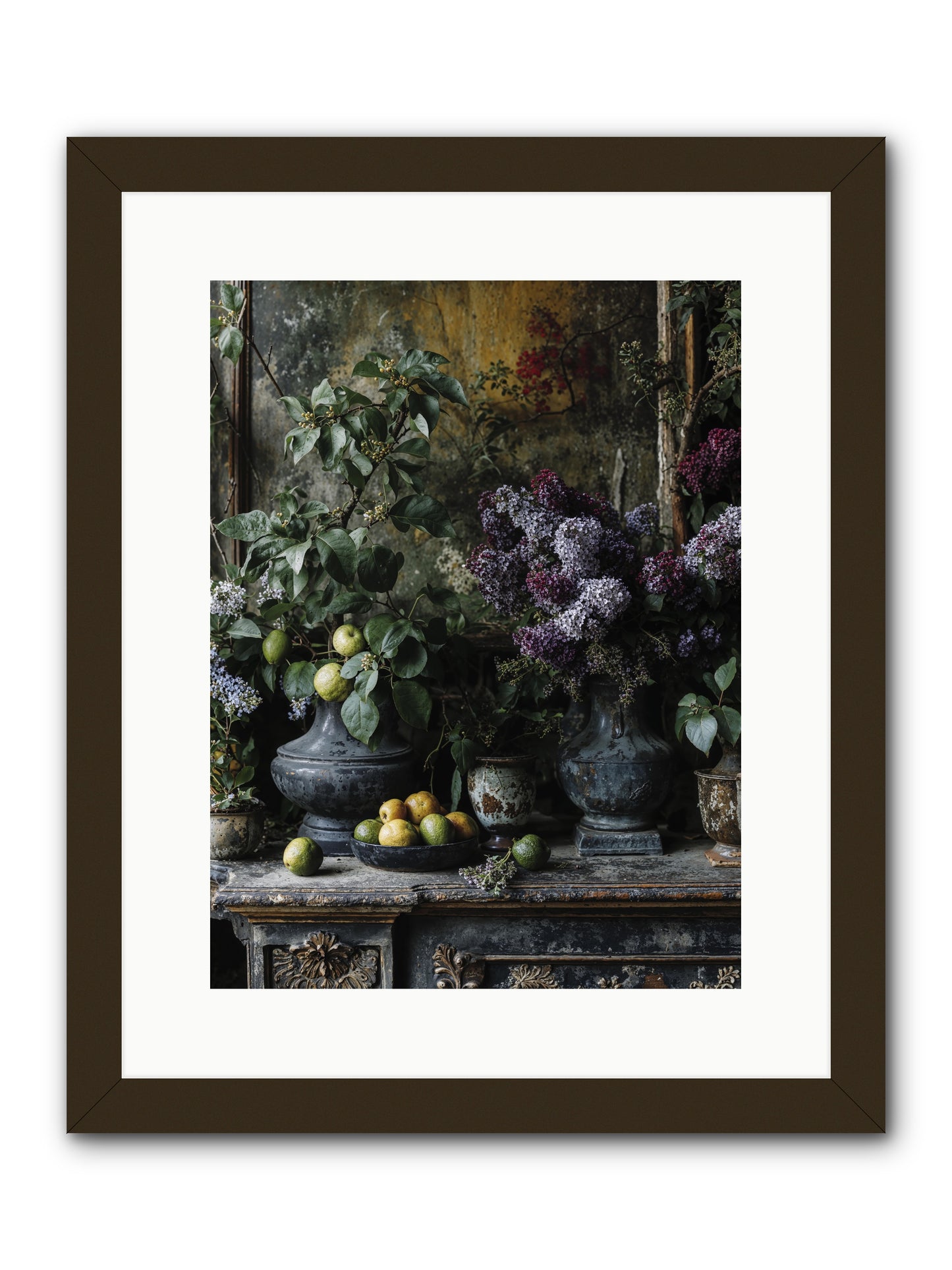 Memory Blooming -- Framed Print - Black 12x16