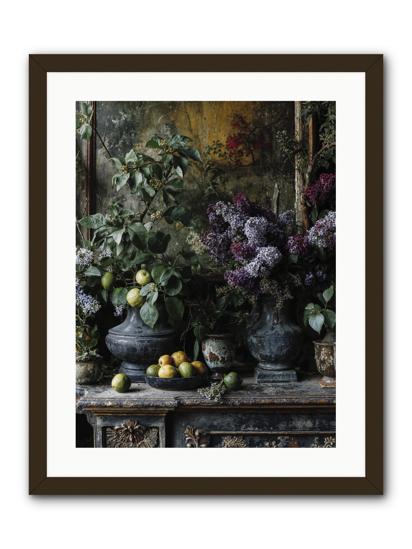 Memory Blooming -- Framed Print - Black 18x24
